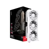 XFX Swift AMD Radeon RX 9070XT White Triple fan Gaming Edition with 16GB GDDR6 HDMI 3xDP, AMD RDNA 4