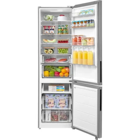 Midea Refrigerator | MDRB600MME46 | Energy efficiency class E | Free standing | Combi | Height 201 cm | No Frost system | Fridge