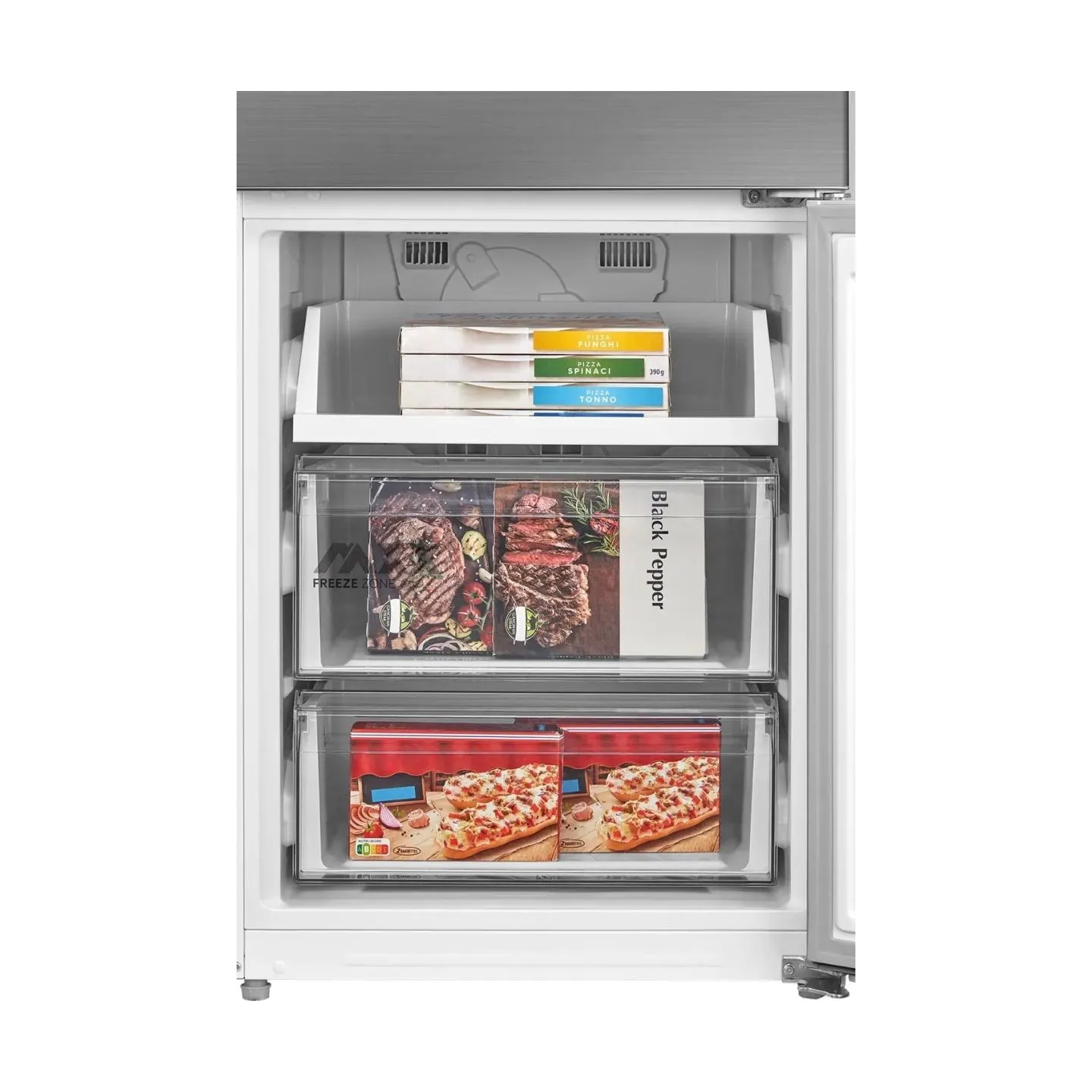 Midea Refrigerator | MDRB600MME46 | Energy efficiency class E | Free standing | Combi | Height 201 cm | No Frost system | Fridge