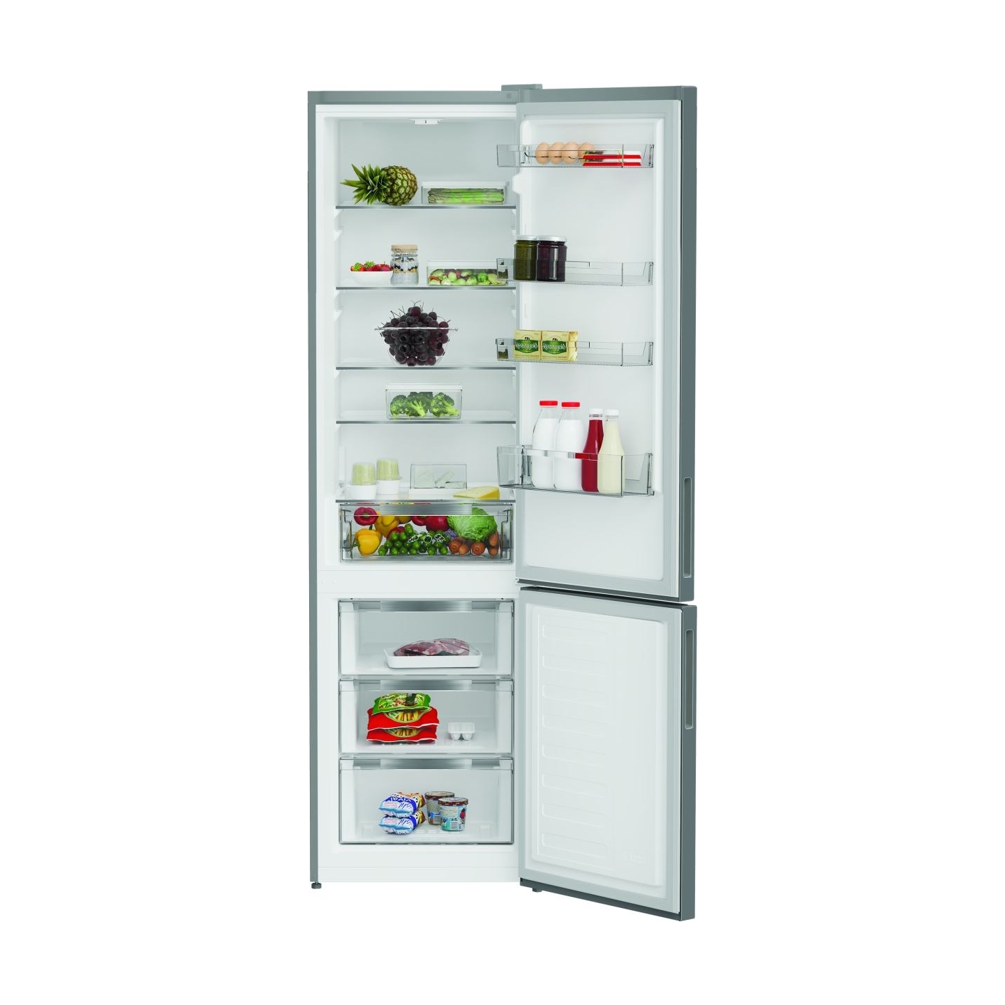 Indesit Refrigerator | INKS 1401 S4E1 | Energy efficiency class E | Free standing | Combi | Height 202.5 cm | Fridge net capacit