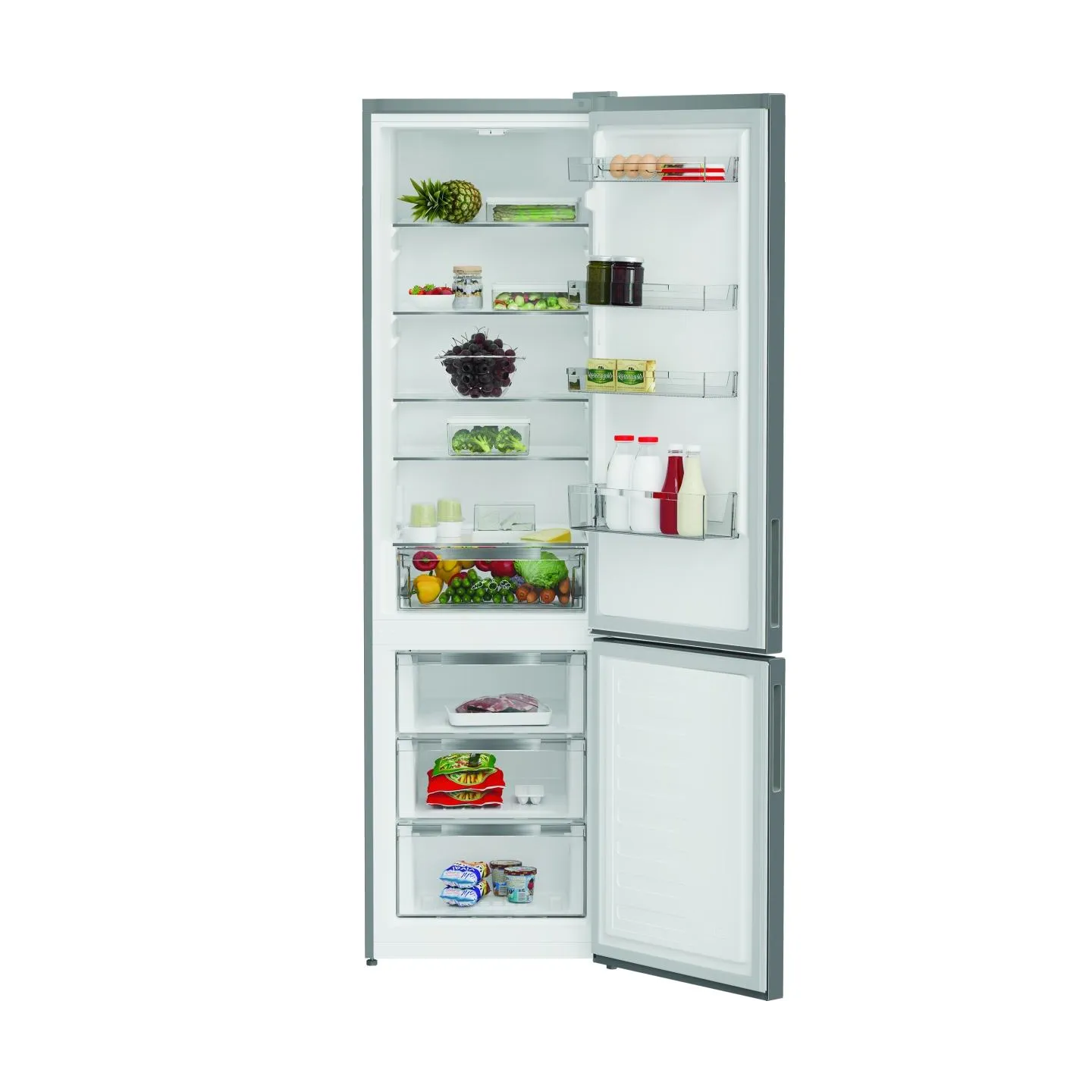 Indesit Refrigerator | INKS 1401 S4E1 | Energy efficiency class E | Free standing | Combi | Height 202.5 cm | Fridge net capacit