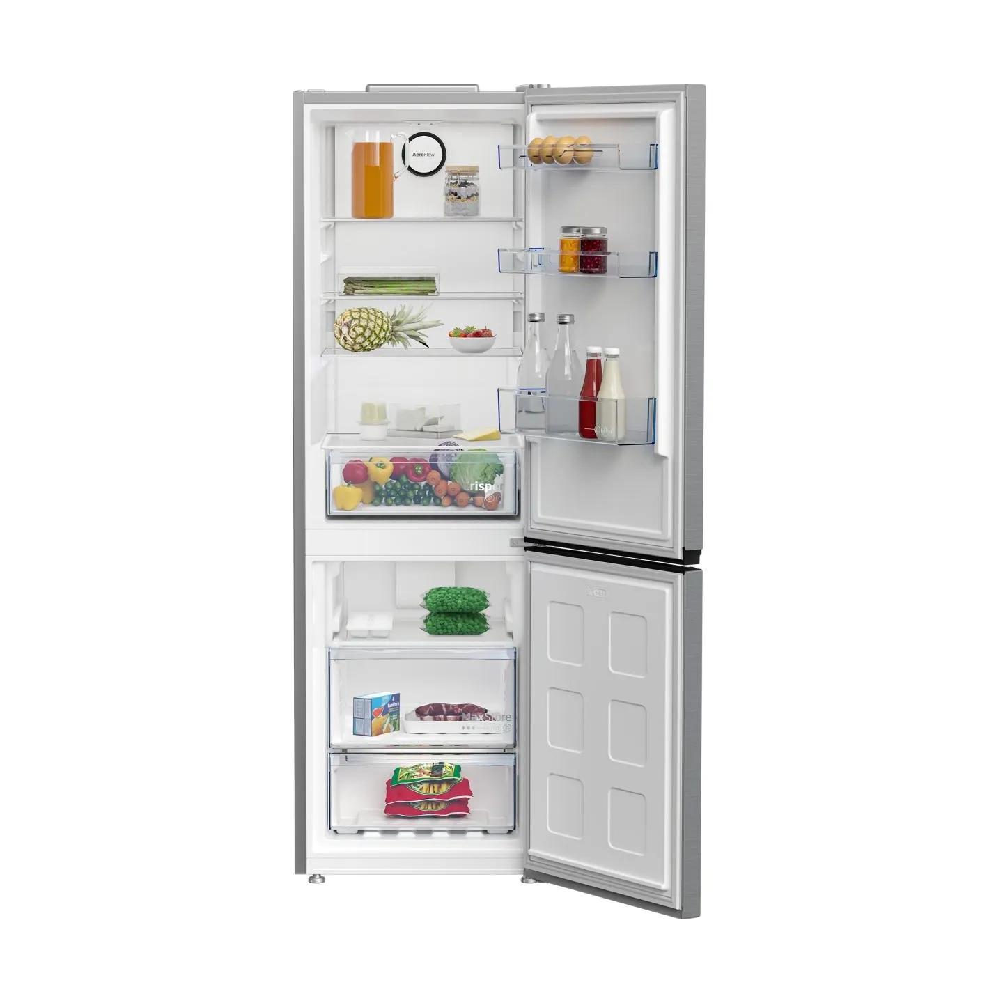 Beko Refrigerator | B1RCNA364XB | Energy efficiency class E | Free standing | Combi | Height 186.5 cm | No Frost system | Fridge