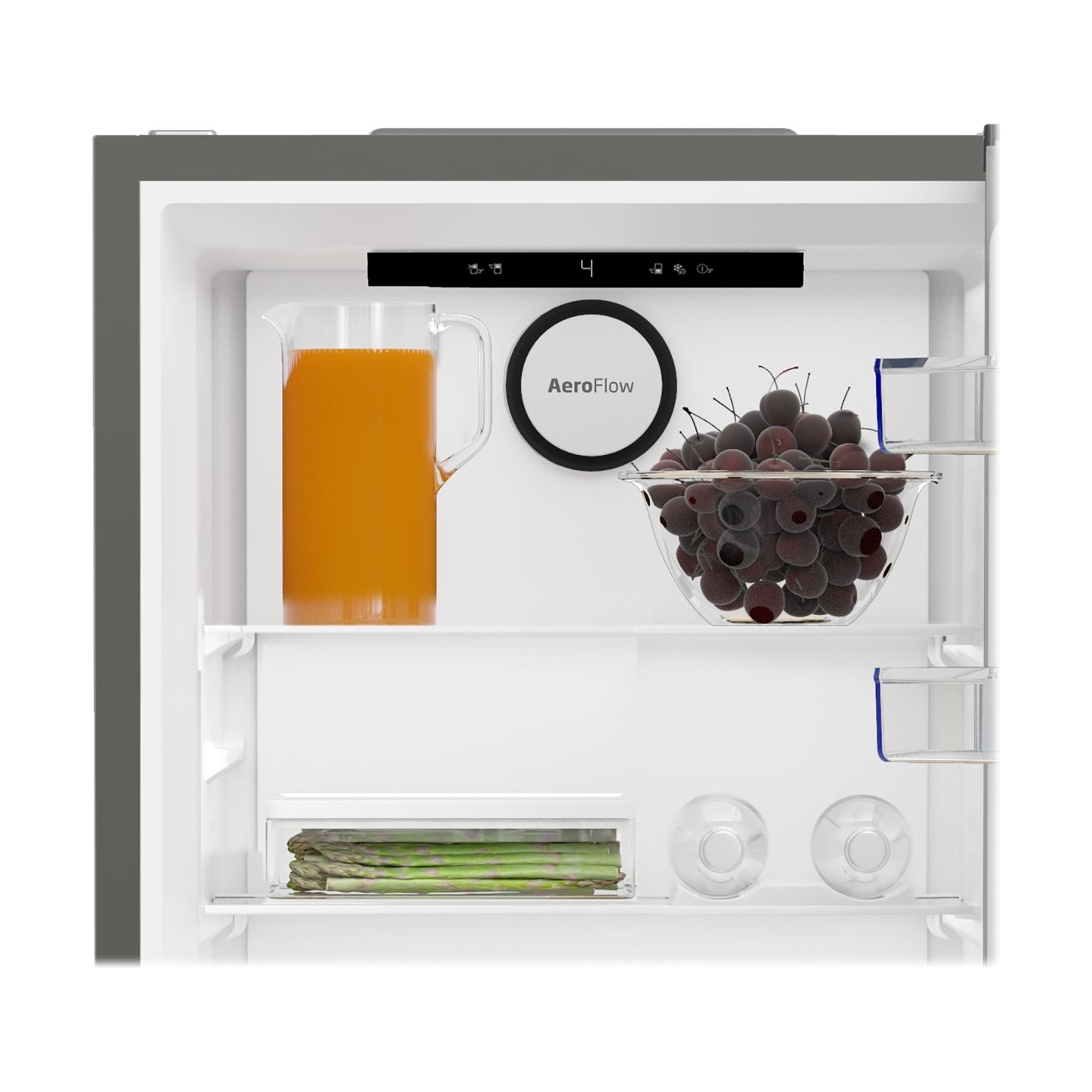 Beko Refrigerator | B5RCNA405HXBR1 | Energy efficiency class D | Free standing | Combi | Height 203.5 cm | No Frost system | Fri