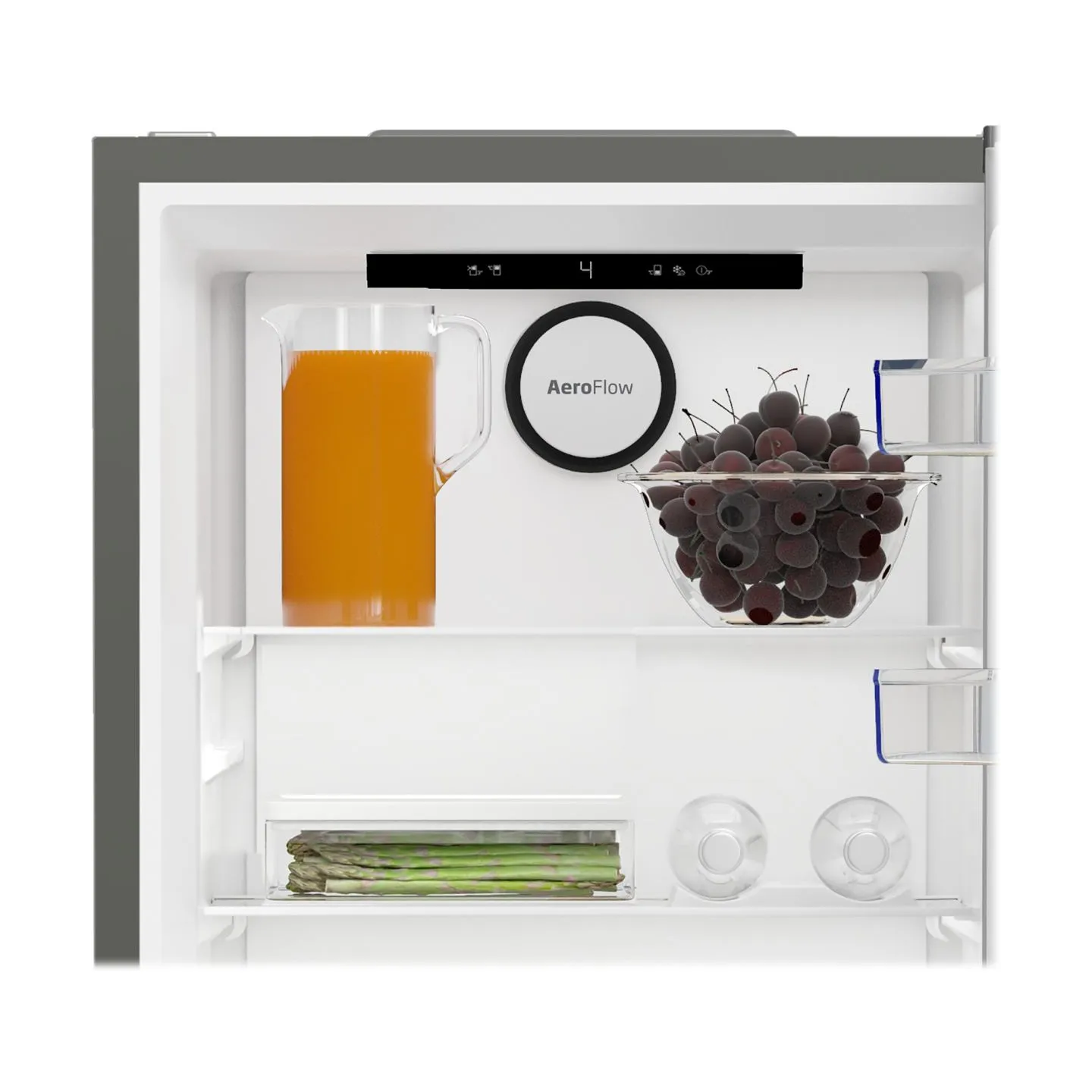 Beko Refrigerator | B5RCNA405HXBR1 | Energy efficiency class D | Free standing | Combi | Height 203.5 cm | No Frost system | Fri