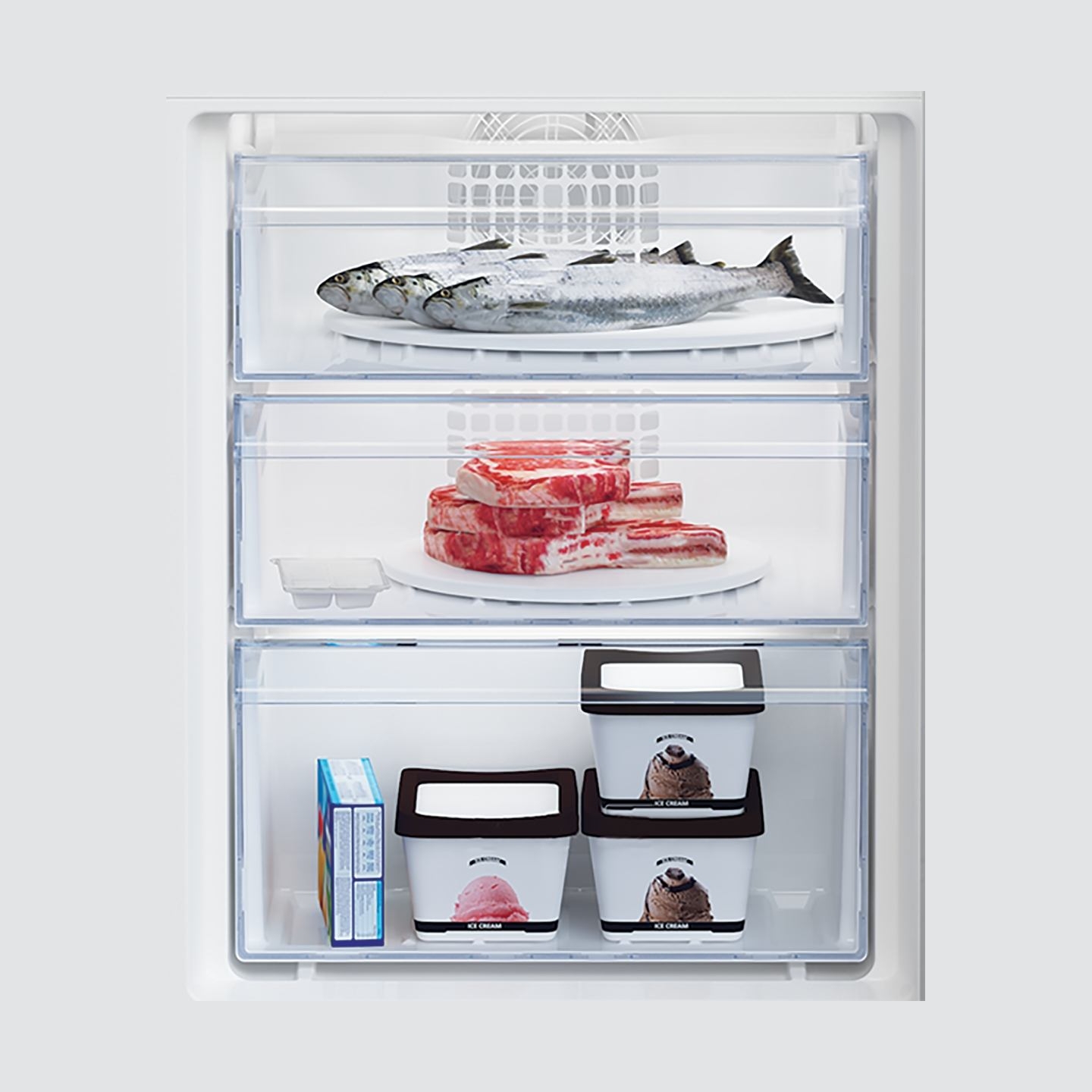 Beko Refrigerator | BCHA275K41SN | Energy efficiency class E | Built-in | Combi | Height 177.5 cm | No Frost system | Fridge net