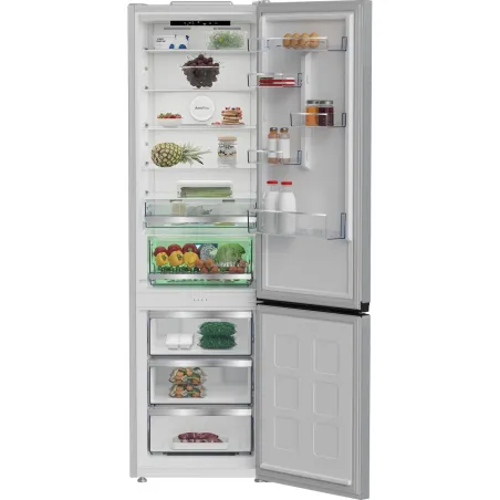 Beko Refrigerator | B5RCNA416HXB | Energy efficiency class C | Free standing | Combi | Height 203.5 cm | No Frost system | Fridg