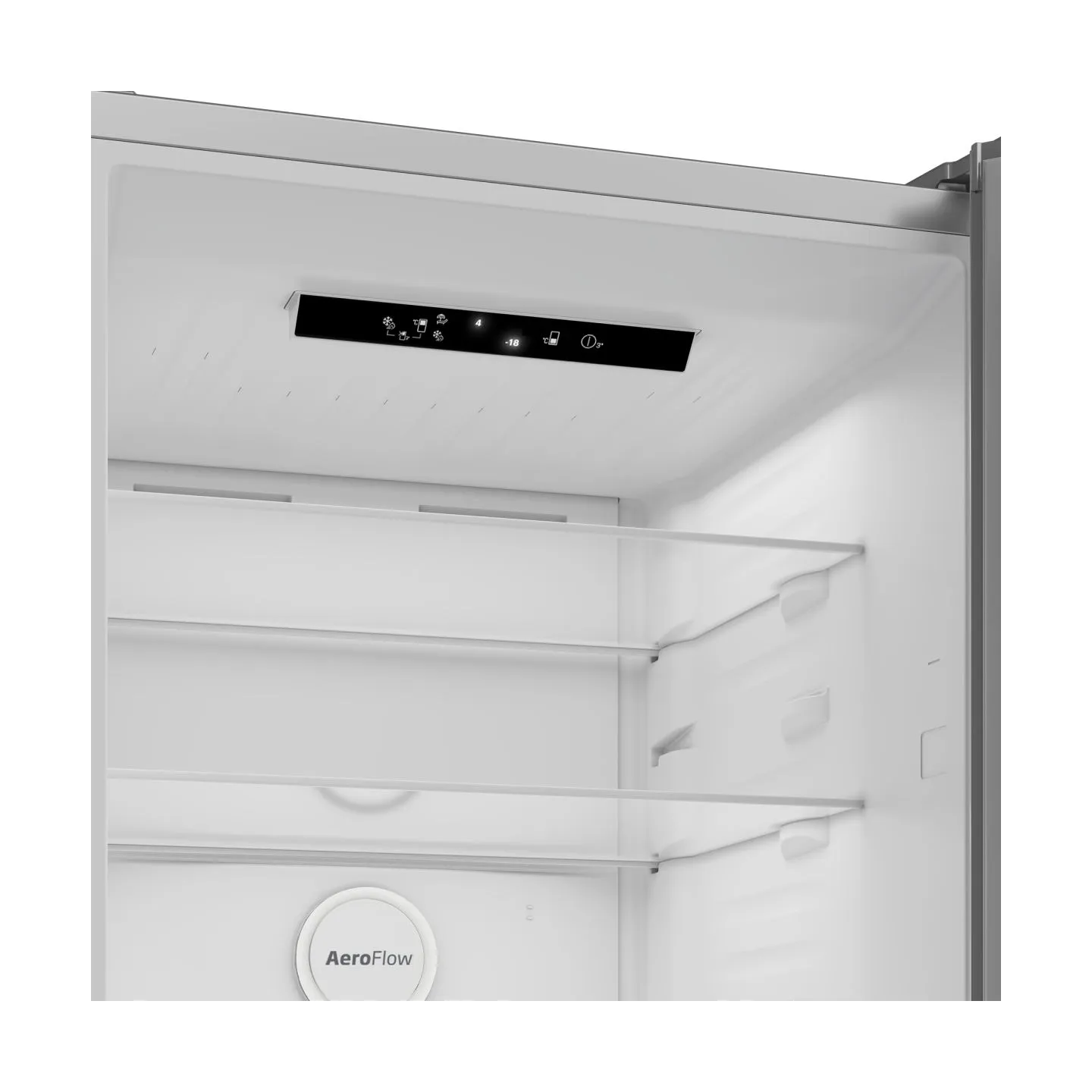 Beko Refrigerator | B5RCNA416HXB | Energy efficiency class C | Free standing | Combi | Height 203.5 cm | No Frost system | Fridg