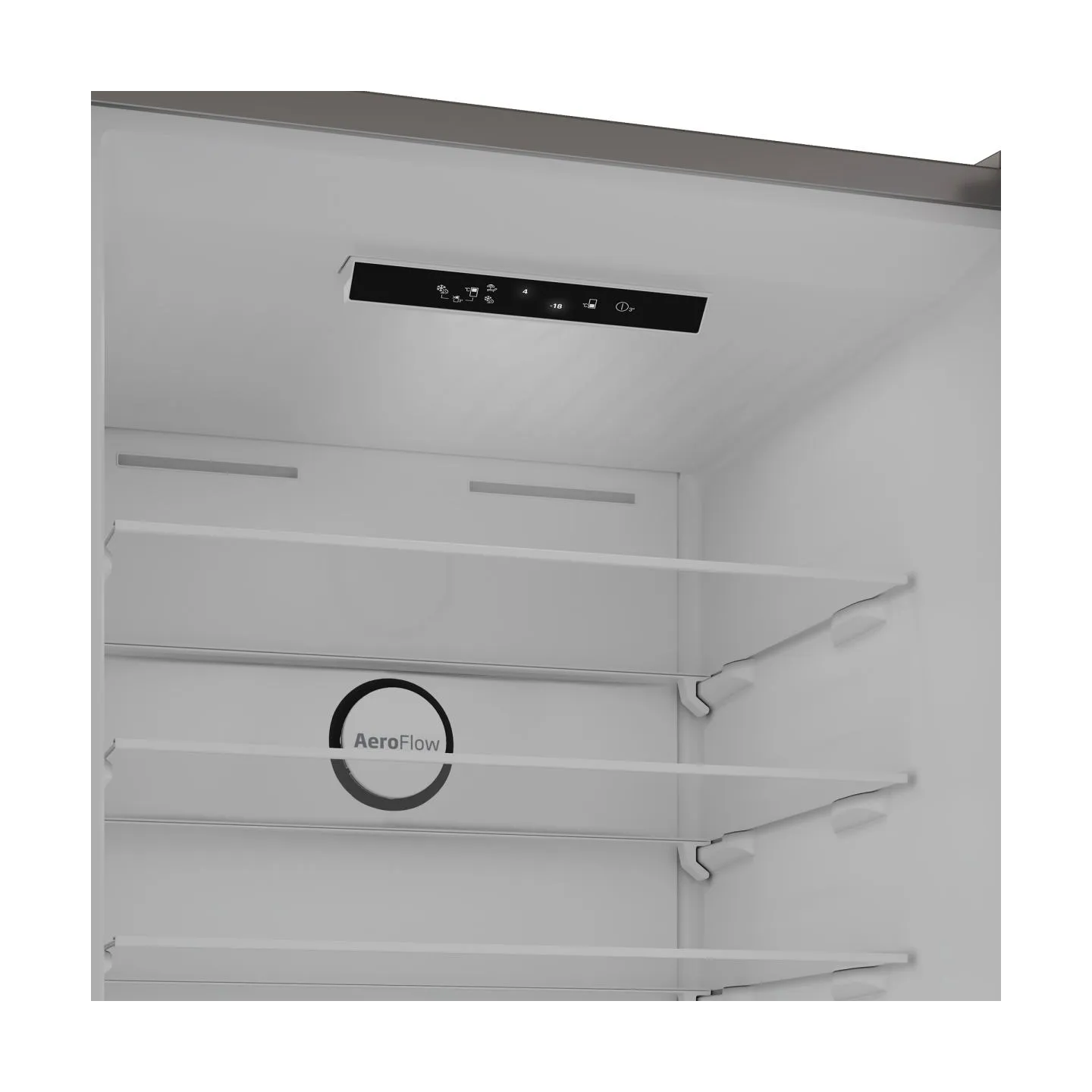 Beko Refrigerator | B3RCNE564HXB | Energy efficiency class E | Free standing | Combi | Height 192 cm | No Frost system | Fridge 