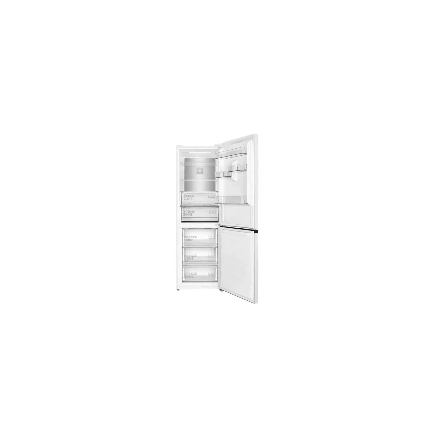 TCL Refrigerator | RP340BWD1 | Energy efficiency class D | Free standing | Combi | Height 185 cm | No Frost system | Fridge net 