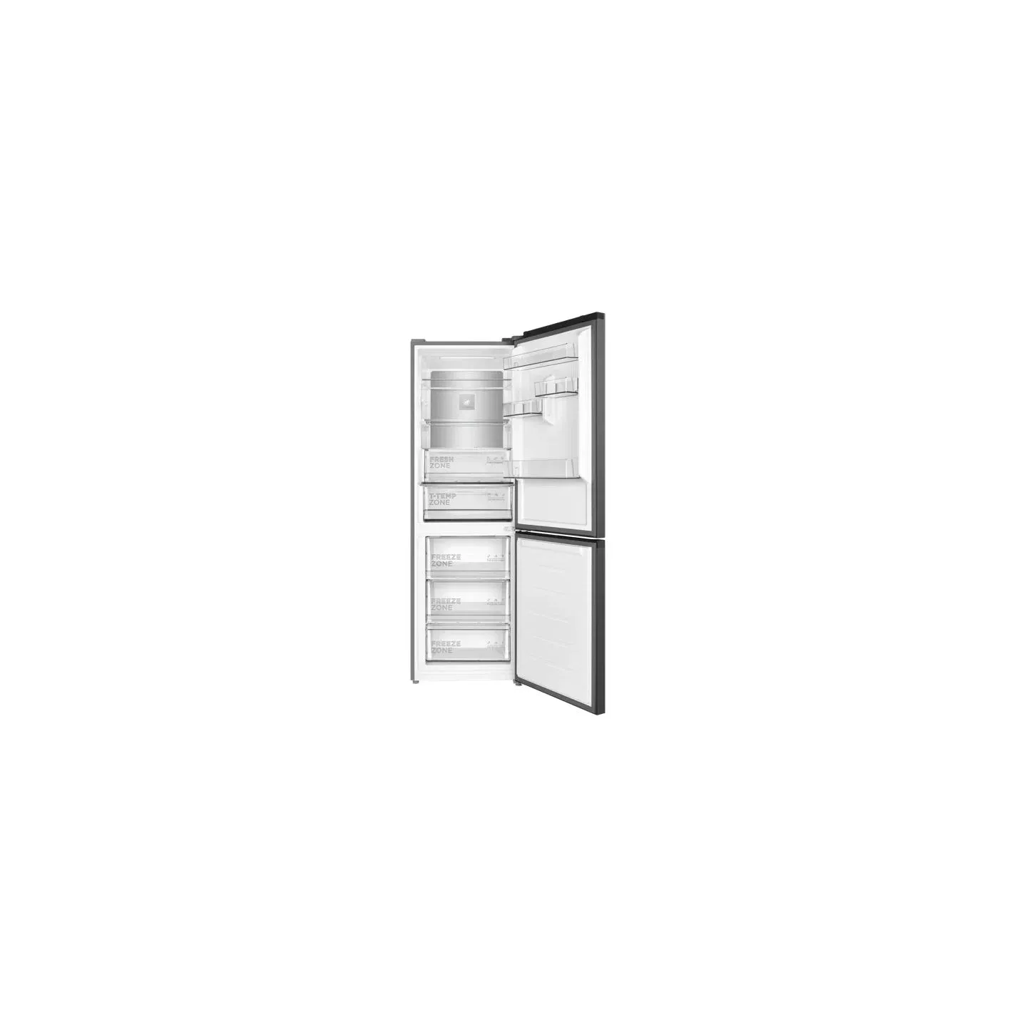 TCL Refrigerator | RP340BSD1 | Energy efficiency class D | Free standing | Combi | Height 185 cm | No Frost system | Fridge net 