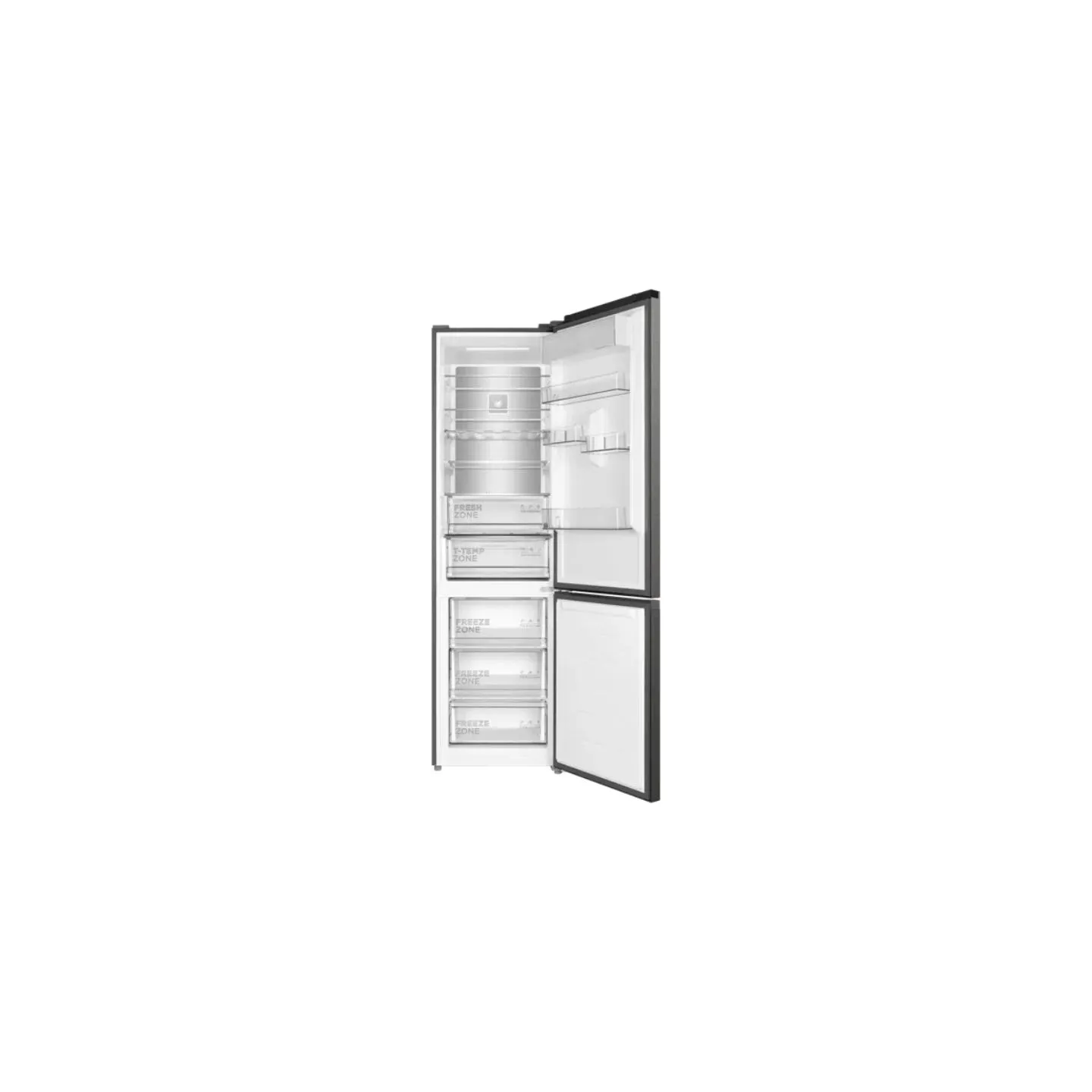 TCL Refrigerator | RC382BXC0EU | Energy efficiency class C | Free standing | Combi | Height 203 cm | No Frost system | Fridge ne