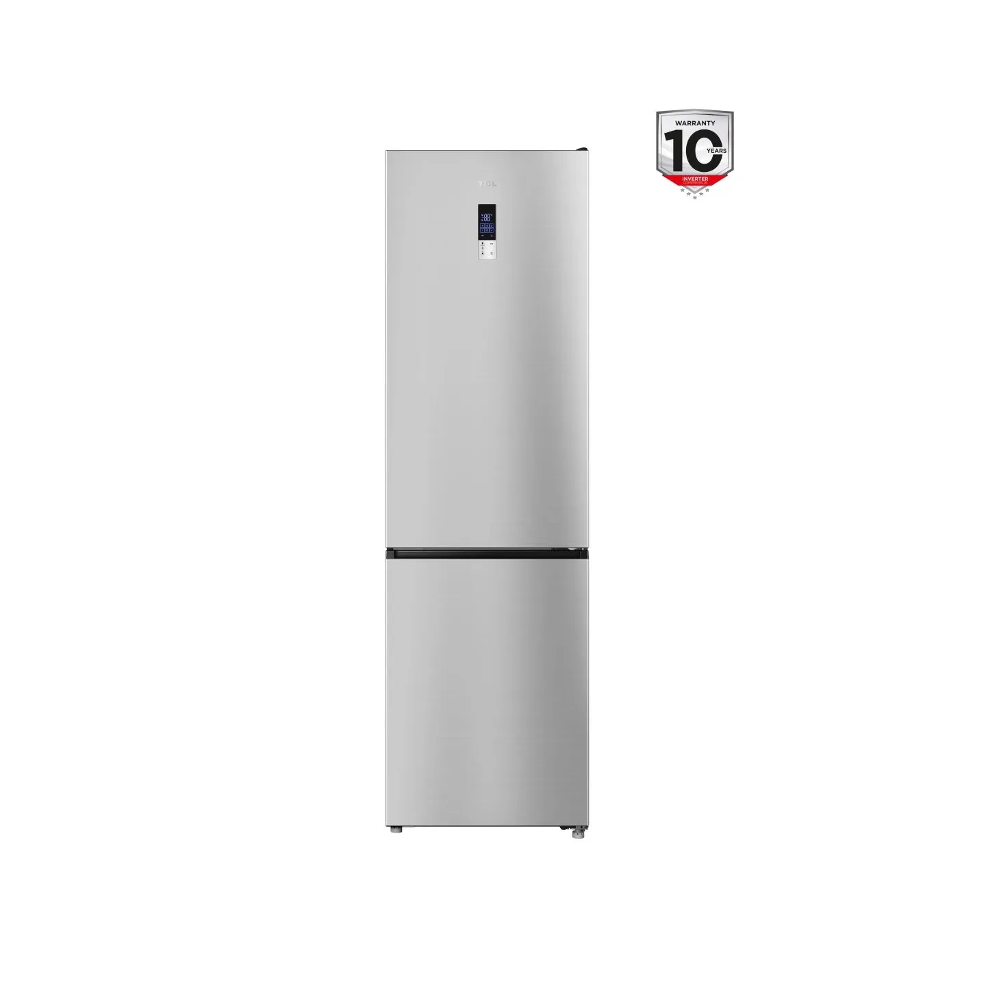 TCL Refrigerator | RP456BLE0 | Energy efficiency class E | Free standing | Combi | Height 201 cm | No Frost system | Fridge net 