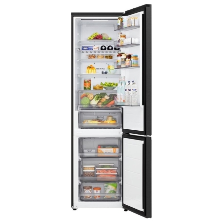 LG Refrigerator | GBBS322CEV | Energy efficiency class C | Free standing | Combi | Height 203 cm | Fridge net capacity 262 L | F