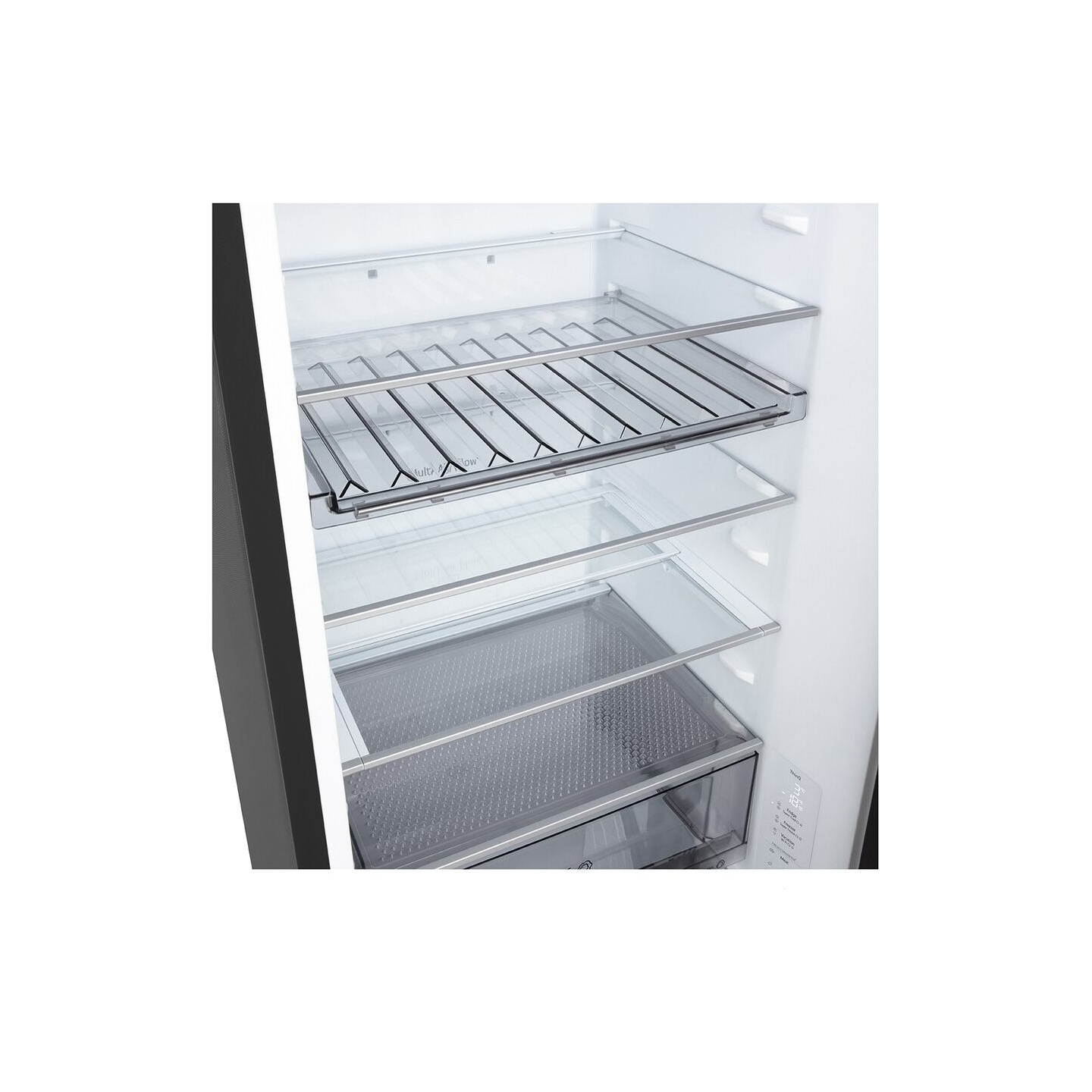 LG Refrigerator | GBBS322CEV | Energy efficiency class C | Free standing | Combi | Height 203 cm | Fridge net capacity 262 L | F