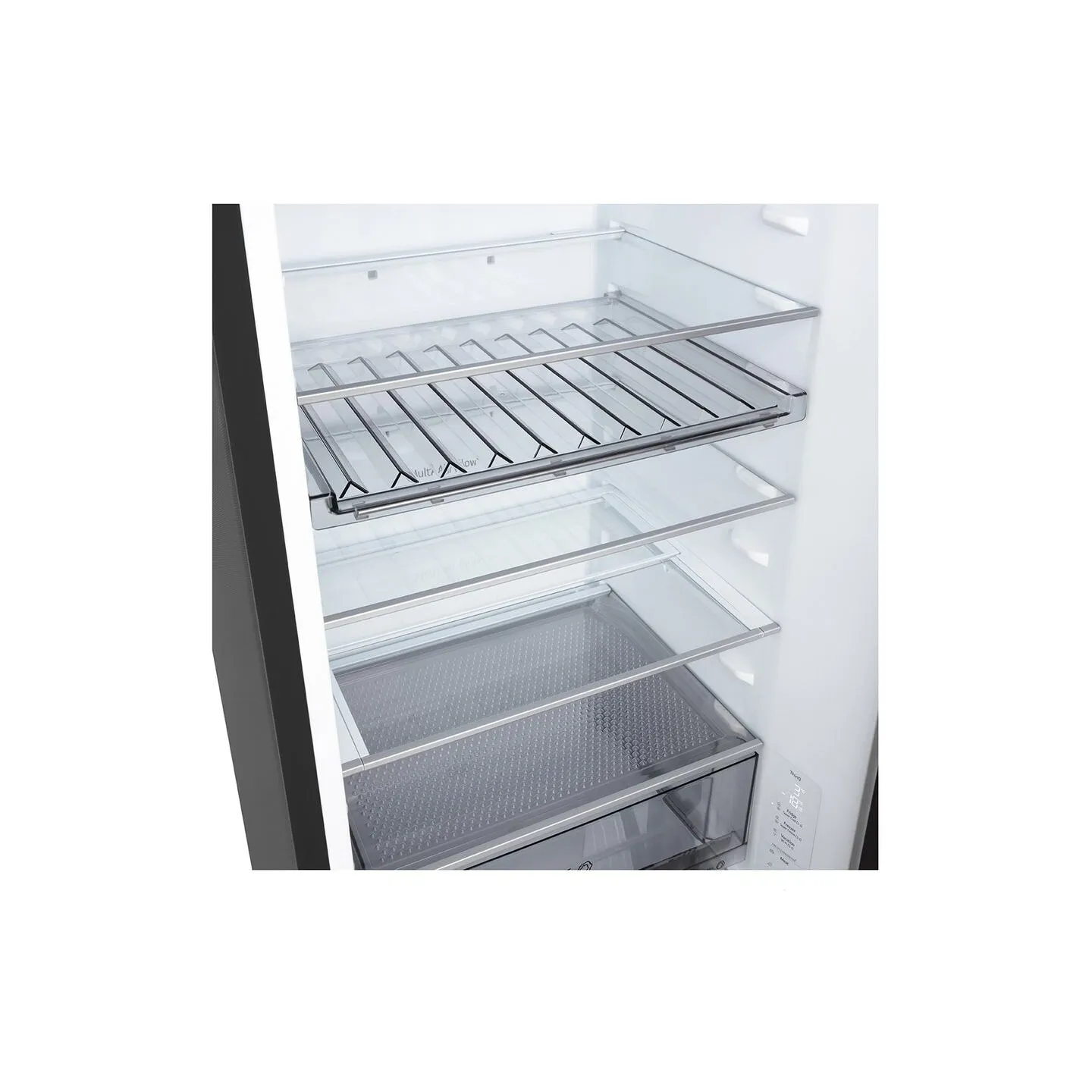 LG Refrigerator | GBBS322CEV | Energy efficiency class C | Free standing | Combi | Height 203 cm | Fridge net capacity 262 L | F