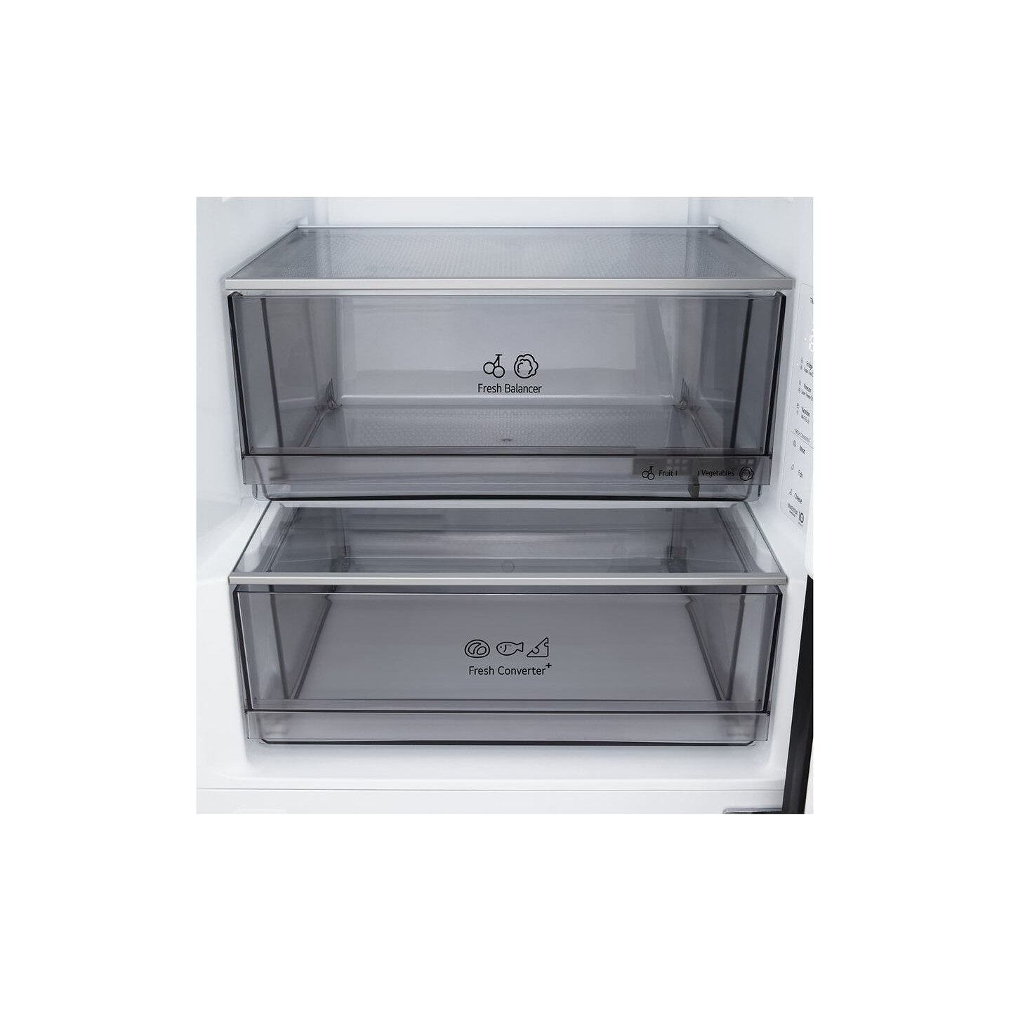 LG Refrigerator | GBBS322CEV | Energy efficiency class C | Free standing | Combi | Height 203 cm | Fridge net capacity 262 L | F