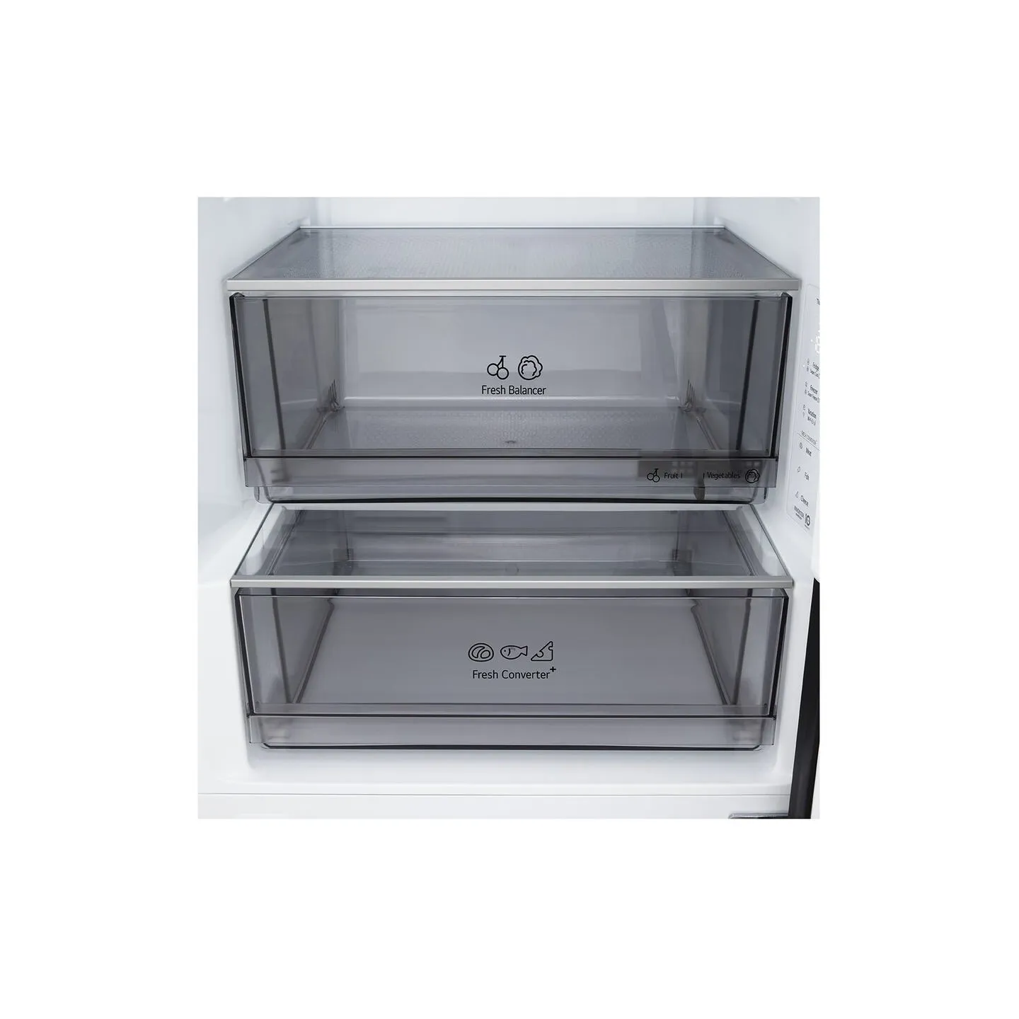 LG Refrigerator | GBBS322CEV | Energy efficiency class C | Free standing | Combi | Height 203 cm | Fridge net capacity 262 L | F