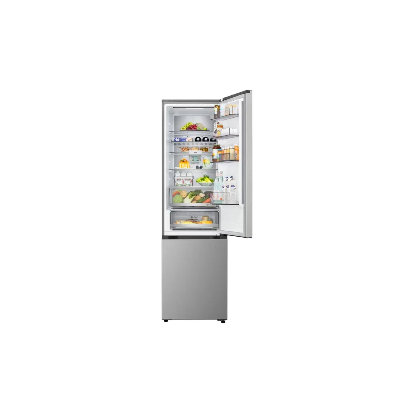 LG Refrigerator | GBBS322CPY | Energy efficiency class C | Free standing | Combi | Height 203 cm | Fridge net capacity 262 L | F