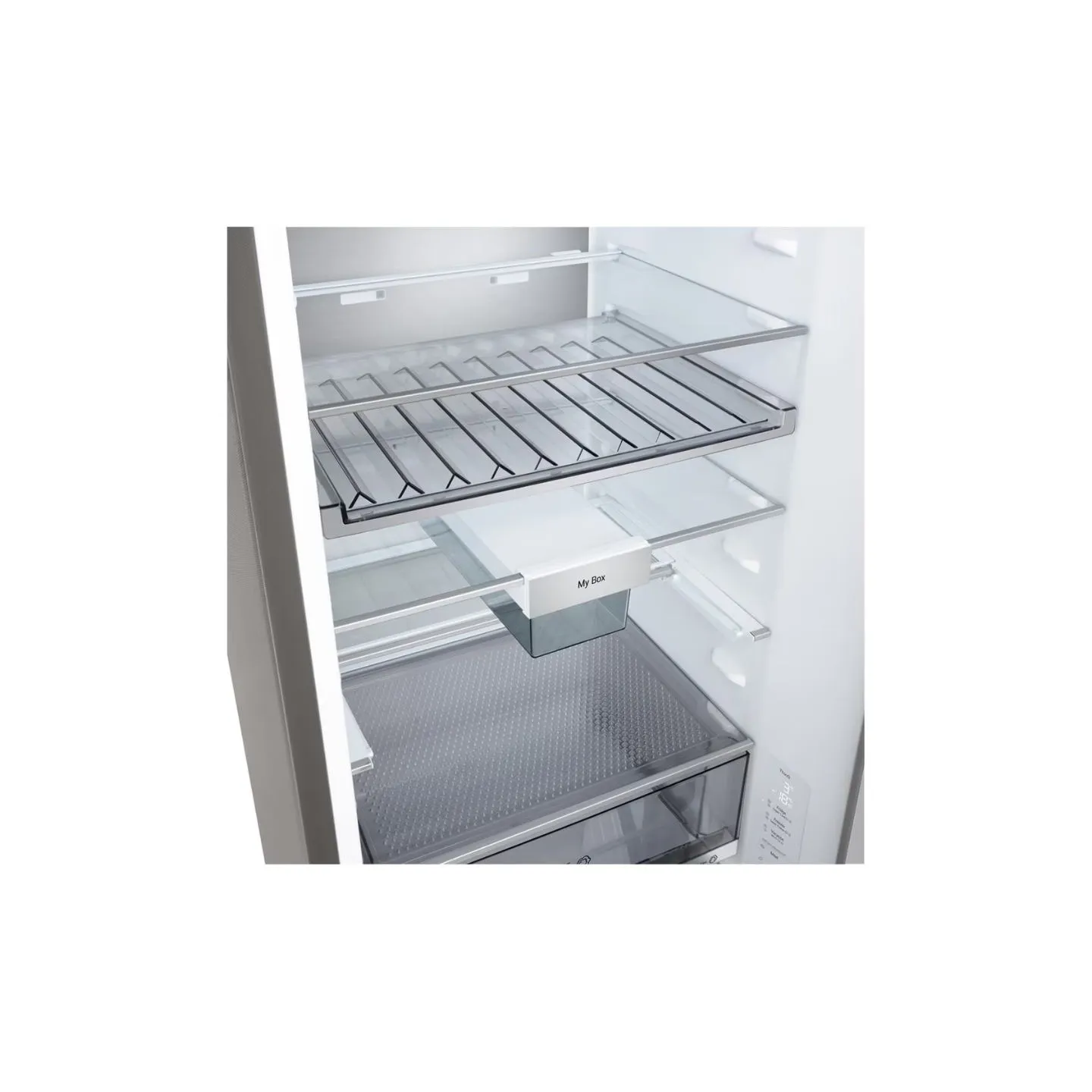 LG Refrigerator | GBBS322CPY | Energy efficiency class C | Free standing | Combi | Height 203 cm | Fridge net capacity 262 L | F