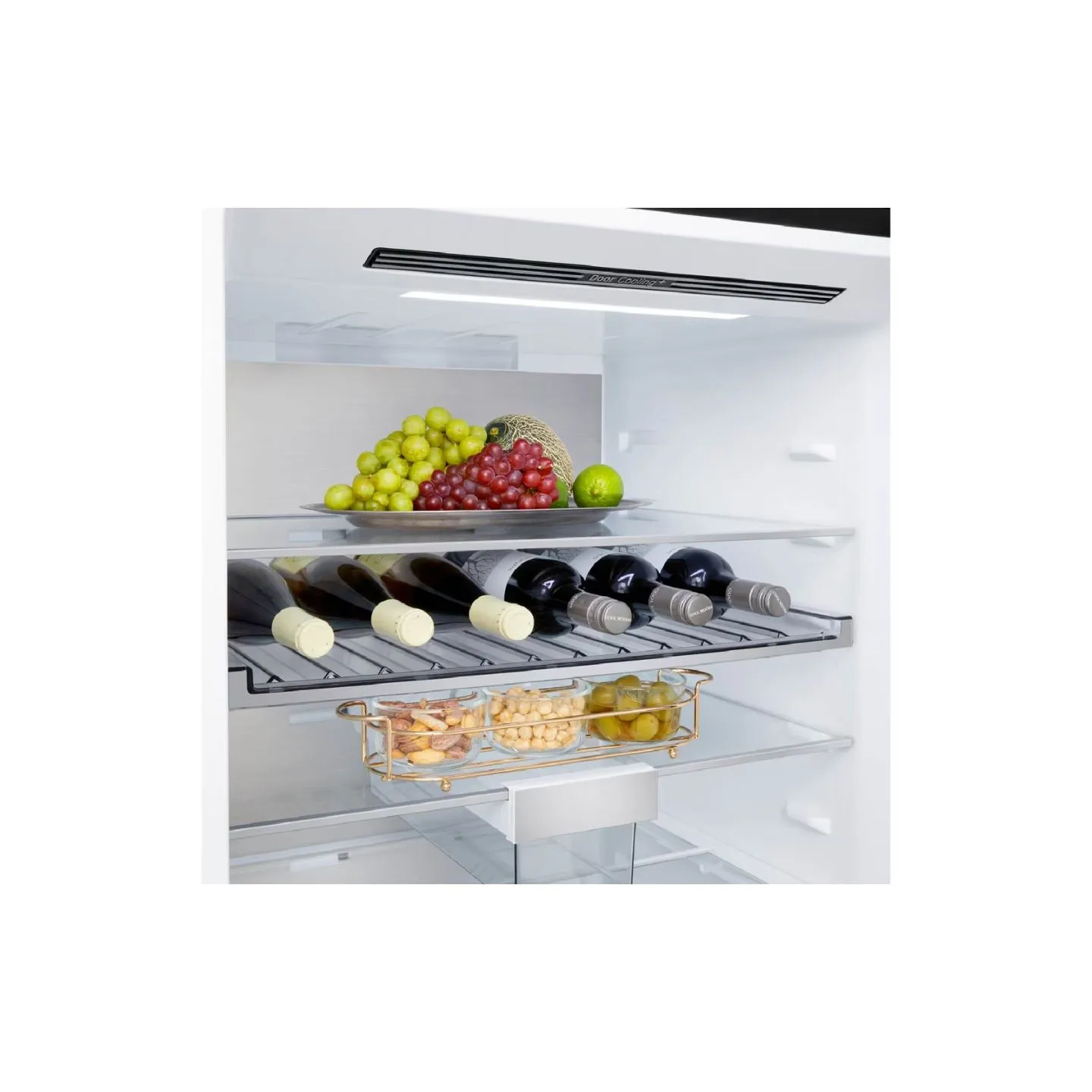 LG Refrigerator | GBBSJ1CCPY | Energy efficiency class C | Free standing | Combi | Height 186 cm | Fridge net capacity 220 L | F