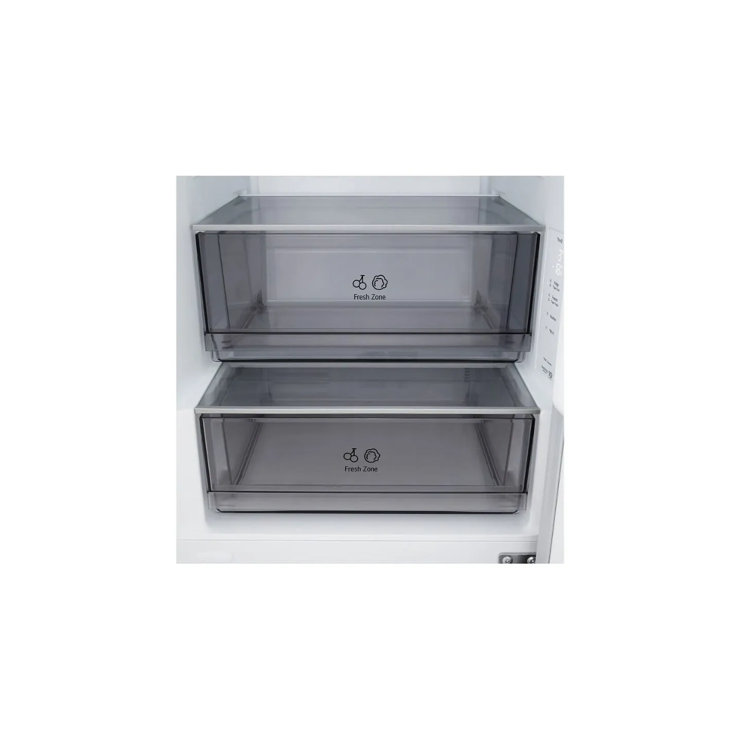LG Refrigerator | GBBSJ1CCSW | Energy efficiency class C | Free standing | Combi | Height 186 cm | Fridge net capacity 220 L | F