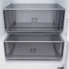 LG Refrigerator | GBBSJ1CCSW | Energy efficiency class C | Free standing | Combi | Height 186 cm | Fridge net capacity 220 L | F