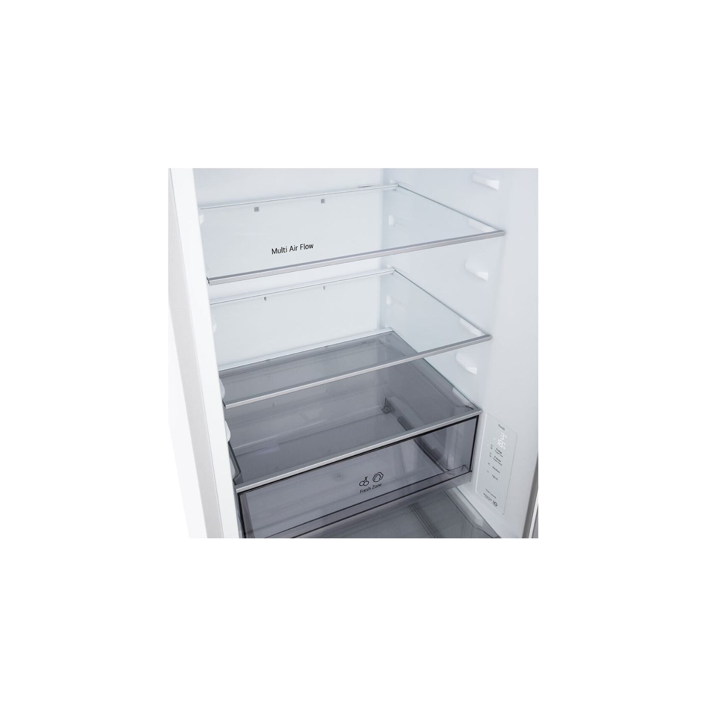LG Refrigerator | GBBSJ1CCSW | Energy efficiency class C | Free standing | Combi | Height 186 cm | Fridge net capacity 220 L | F