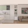 Candy | Refrigerator | CHASD4351EWC | Energy efficiency class E | Free standing | Larder | Height 51 cm | Fridge net capacity 42
