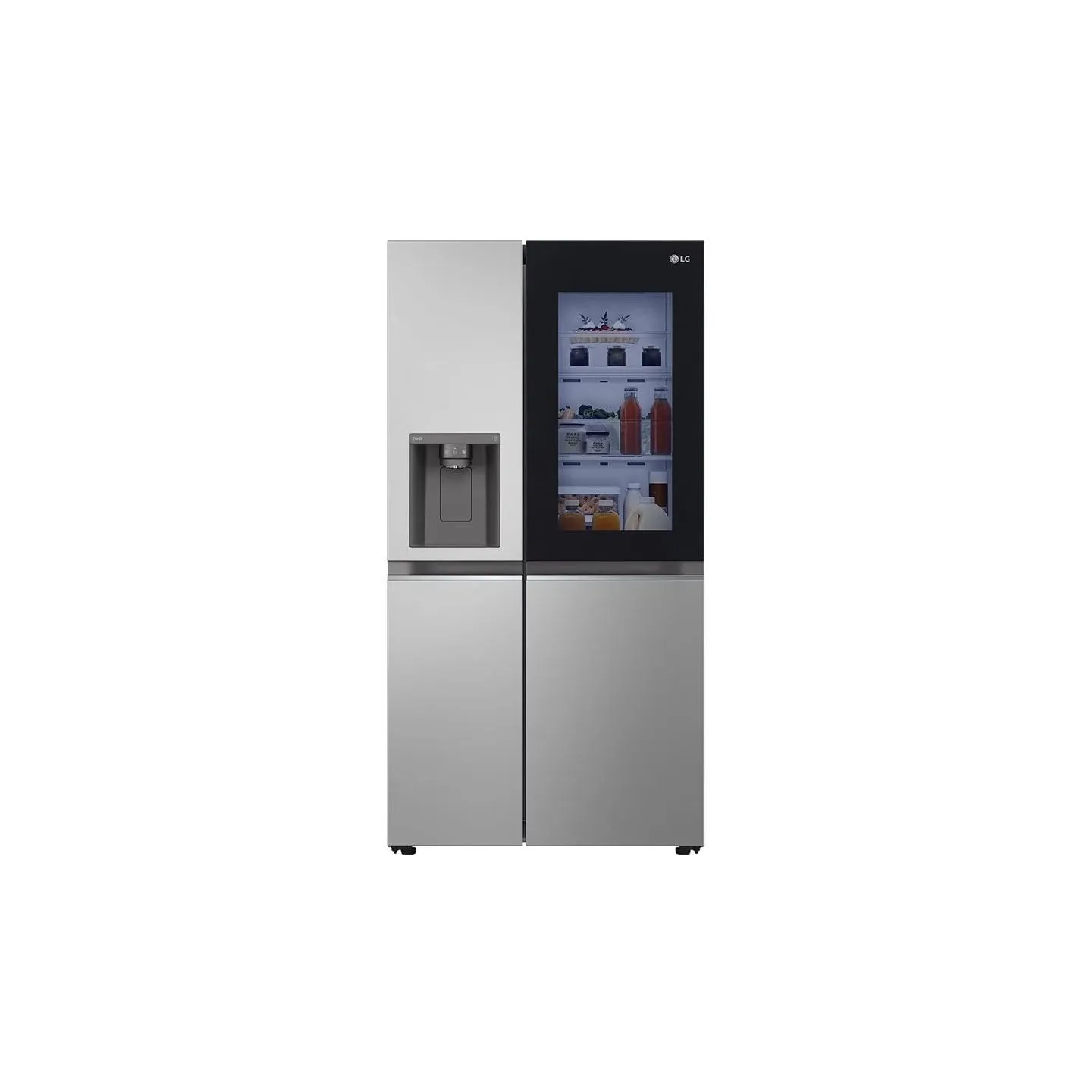 LG Refrigerator | GSGV81PYLL | Energy efficiency class E | Free standing | Side by side | Height 179 cm | Fridge net capacity 41
