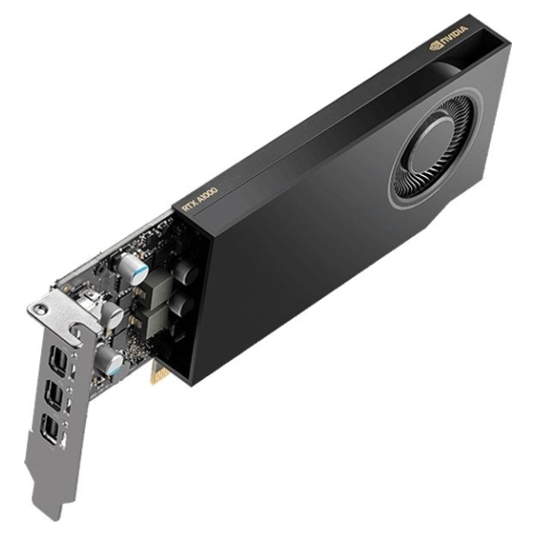 PNY NVIDIA A1000 8GB LowProfile OEM Version, PCI-Express 4.0 x16, LP, 8 GB GDDR6 128-bit, 4x Mini DP 1.4, 1x LP bracket