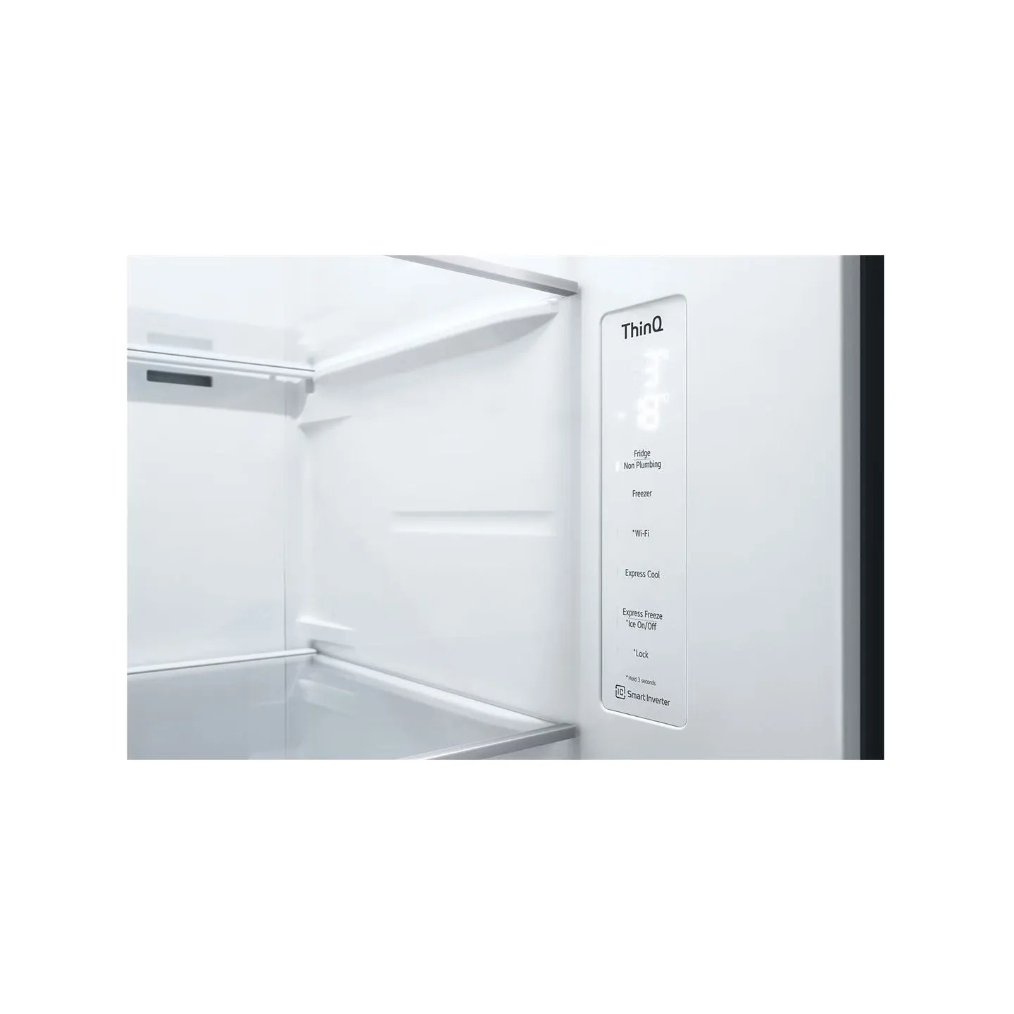 LG Refrigerator | GSGV81PYLL | Energy efficiency class E | Free standing | Side by side | Height 179 cm | Fridge net capacity 41