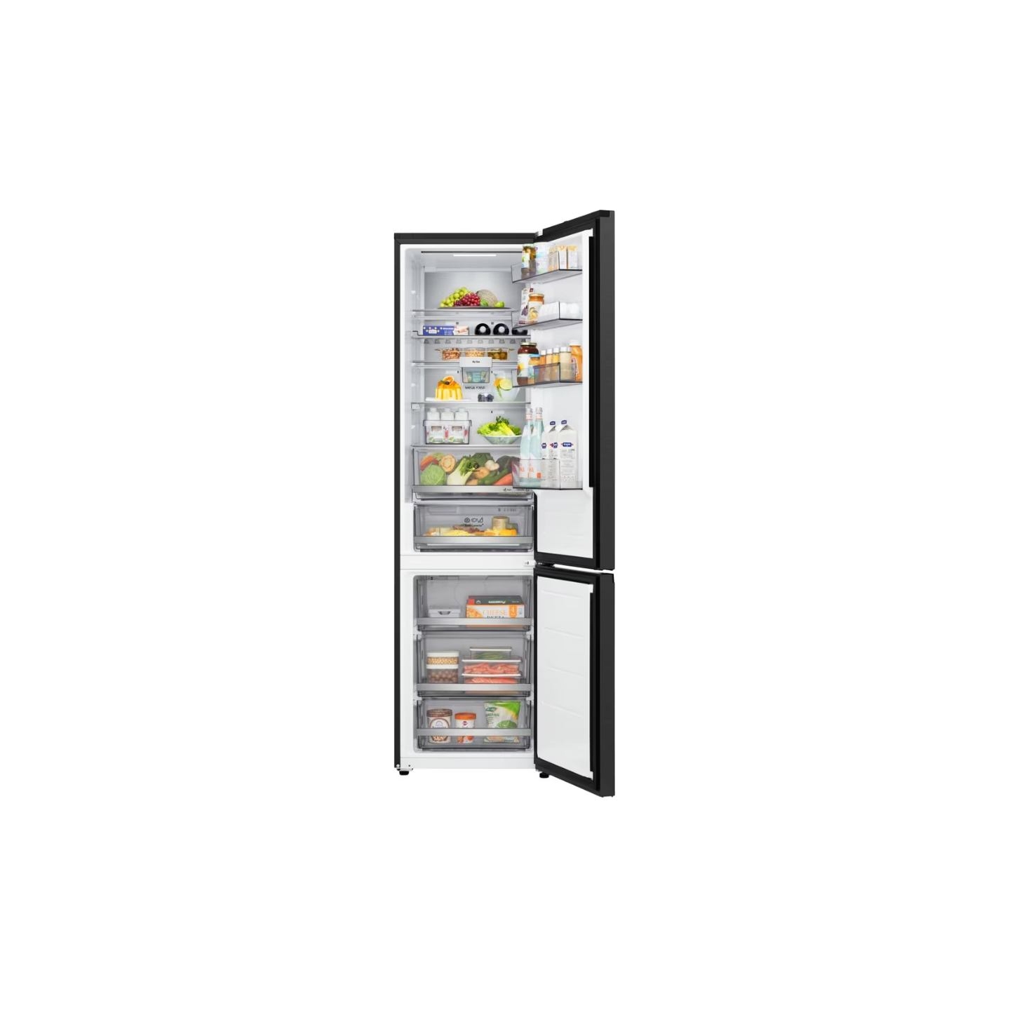 LG Refrigerator | GBBS726CEV | Energy efficiency class C | Free standing | Combi | Height 203 cm | Fridge net capacity 262 L | N