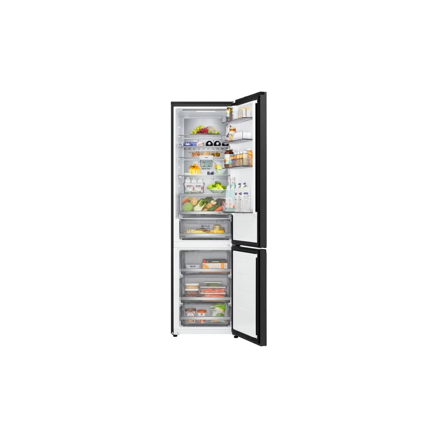 LG Refrigerator | GBBS726CEV | Energy efficiency class C | Free standing | Combi | Height 203 cm | Fridge net capacity 262 L | N