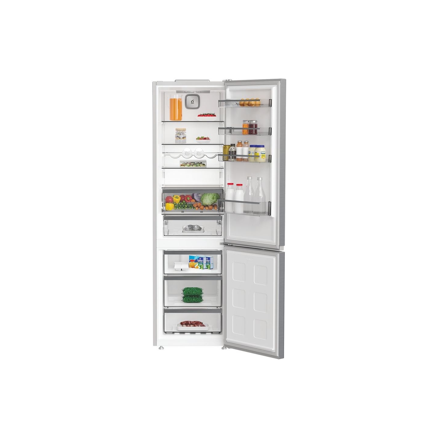 Whirlpool Refrigerator | WHK 25404 XP4E | Energy efficiency class E | Free standing | Combi | Height 203.5 cm | No Frost system 