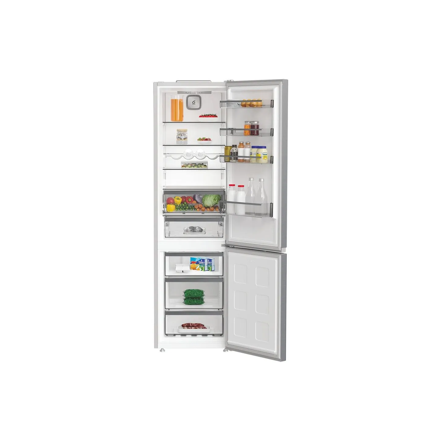 Whirlpool Refrigerator | WHK 25404 XP4E | Energy efficiency class E | Free standing | Combi | Height 203.5 cm | No Frost system 