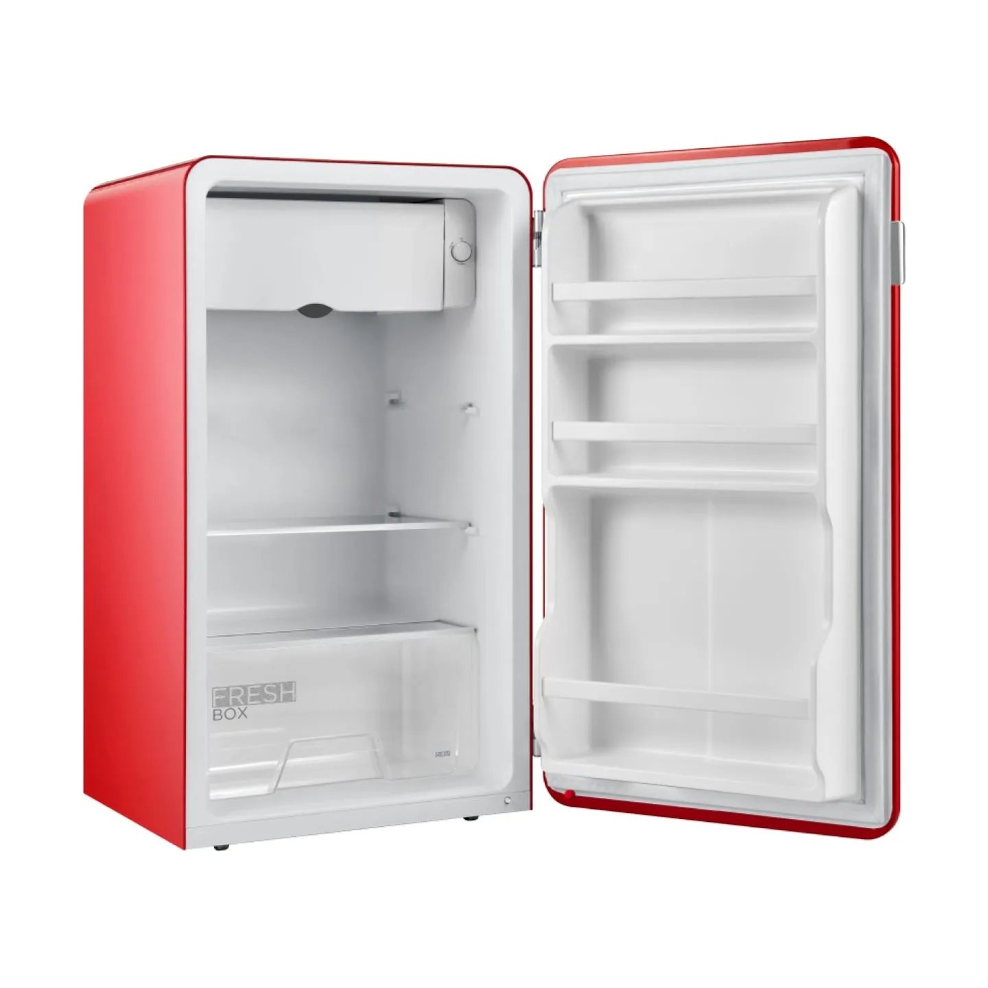 Midea Refrigerator | MDRD142SLE32 | Energy efficiency class E | Free standing | Larder | Height 83.5 cm | Fridge net capacity 93