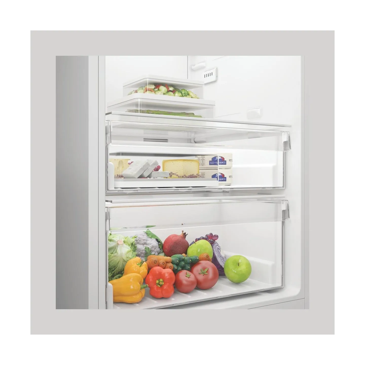 Indesit Refrigerator | MLINS 1411 W4E | Energy efficiency class E | Free standing | Larder | Height 171.4 cm | Fridge net capaci