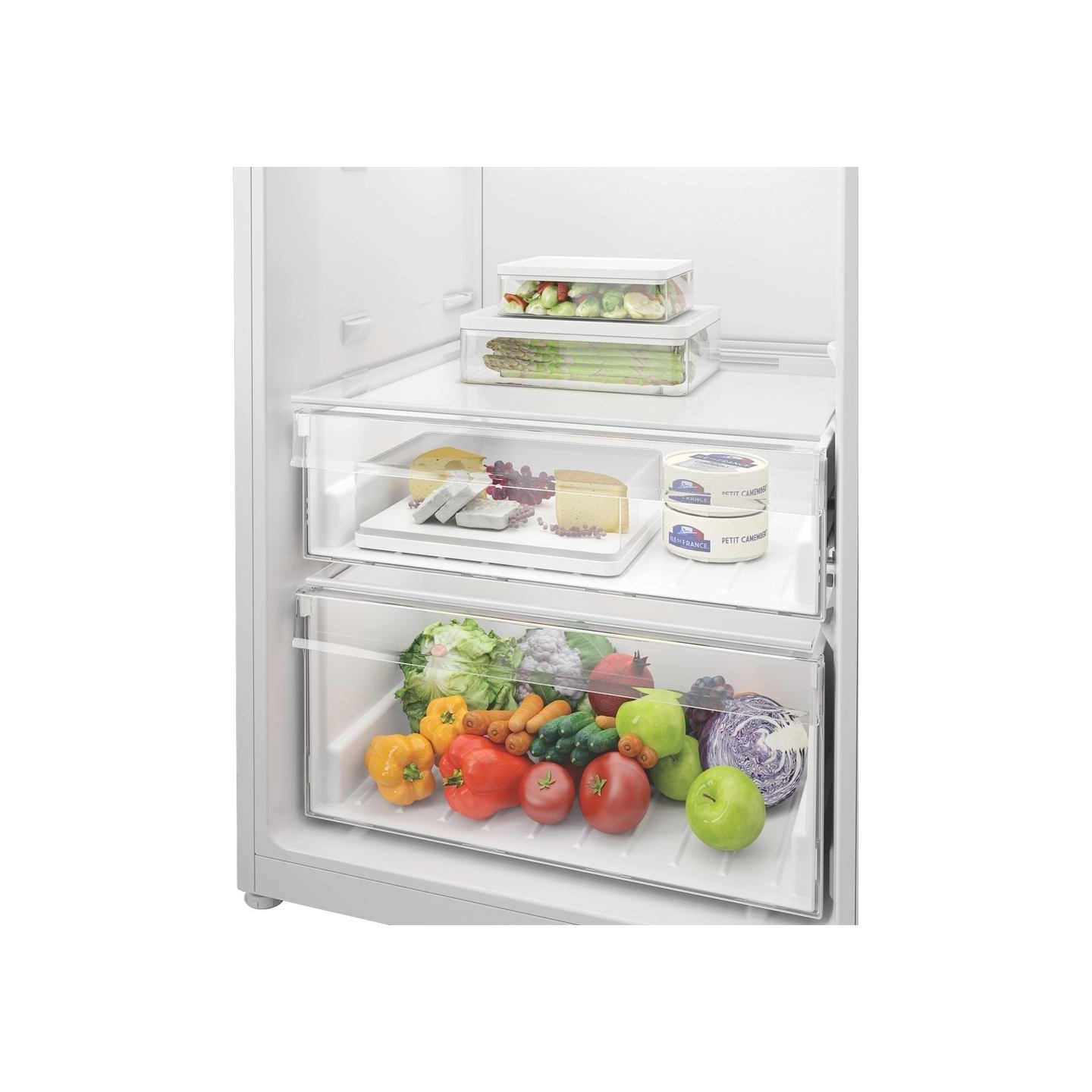 Indesit Refrigerator | MLINS 1411 W4E | Energy efficiency class E | Free standing | Larder | Height 171.4 cm | Fridge net capaci