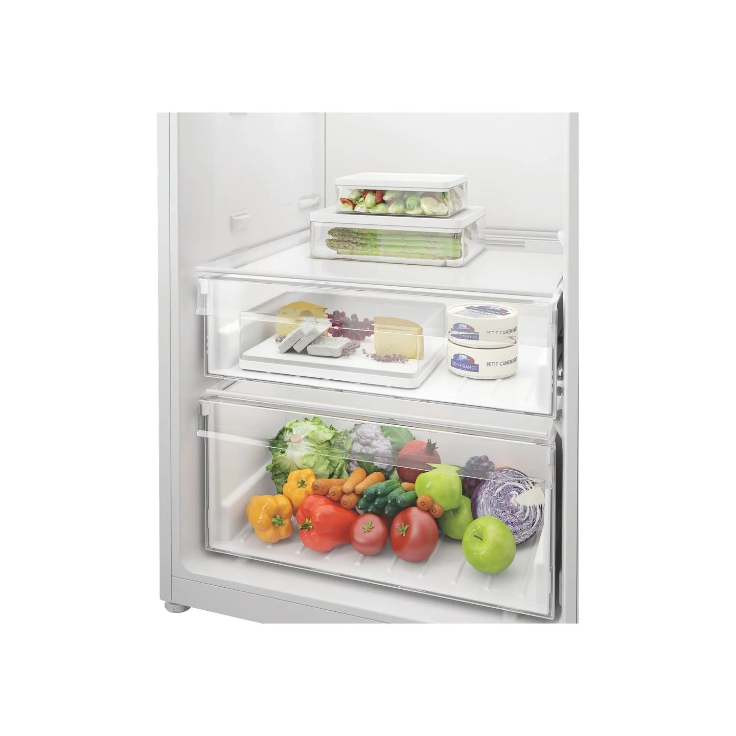 Indesit Refrigerator | MLINS 1411 W4E | Energy efficiency class E | Free standing | Larder | Height 171.4 cm | Fridge net capaci