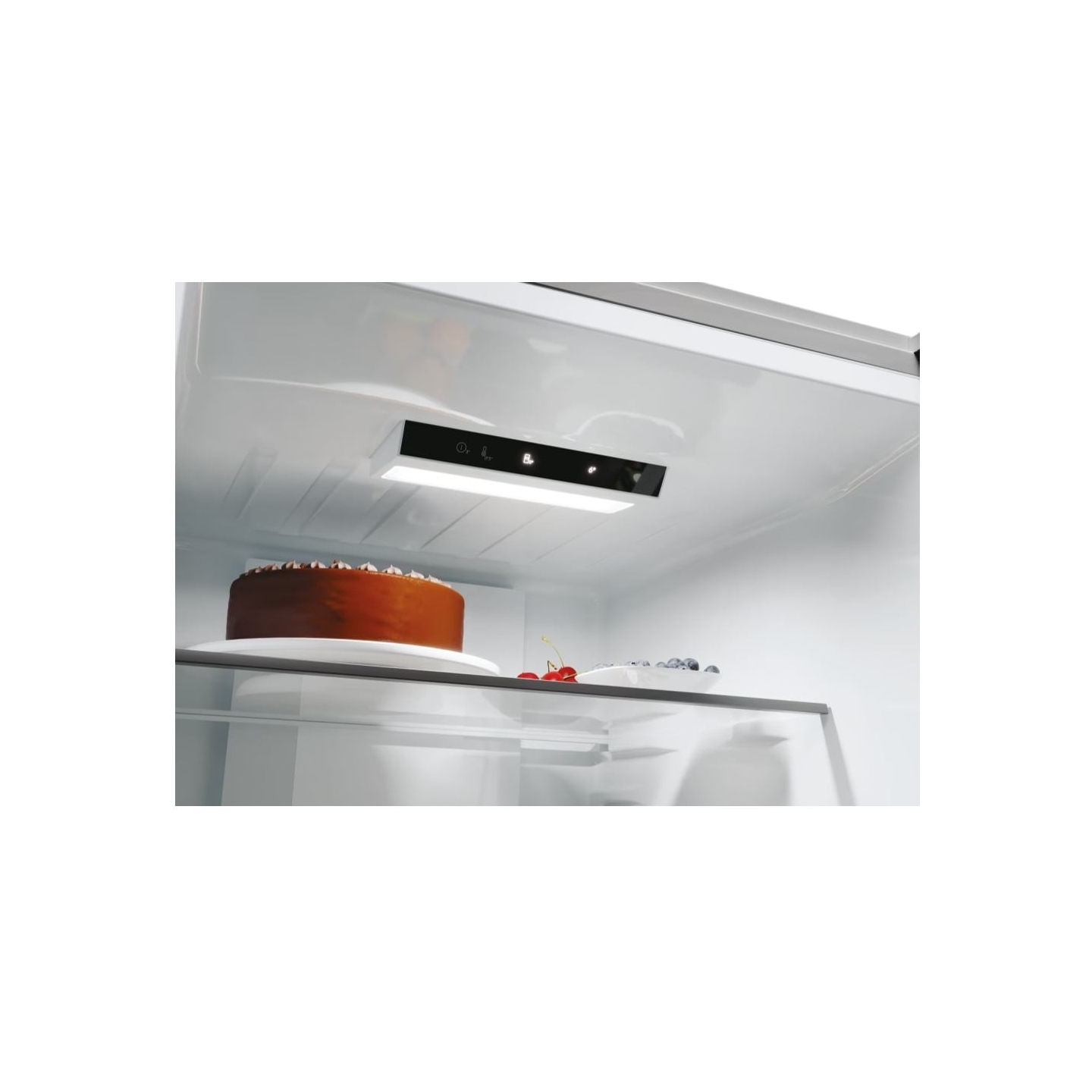 Candy Refrigerator | ECN2CQTEX206 | Energy efficiency class E | Free standing | Combi | Height 205 cm | No Frost system | Fridge
