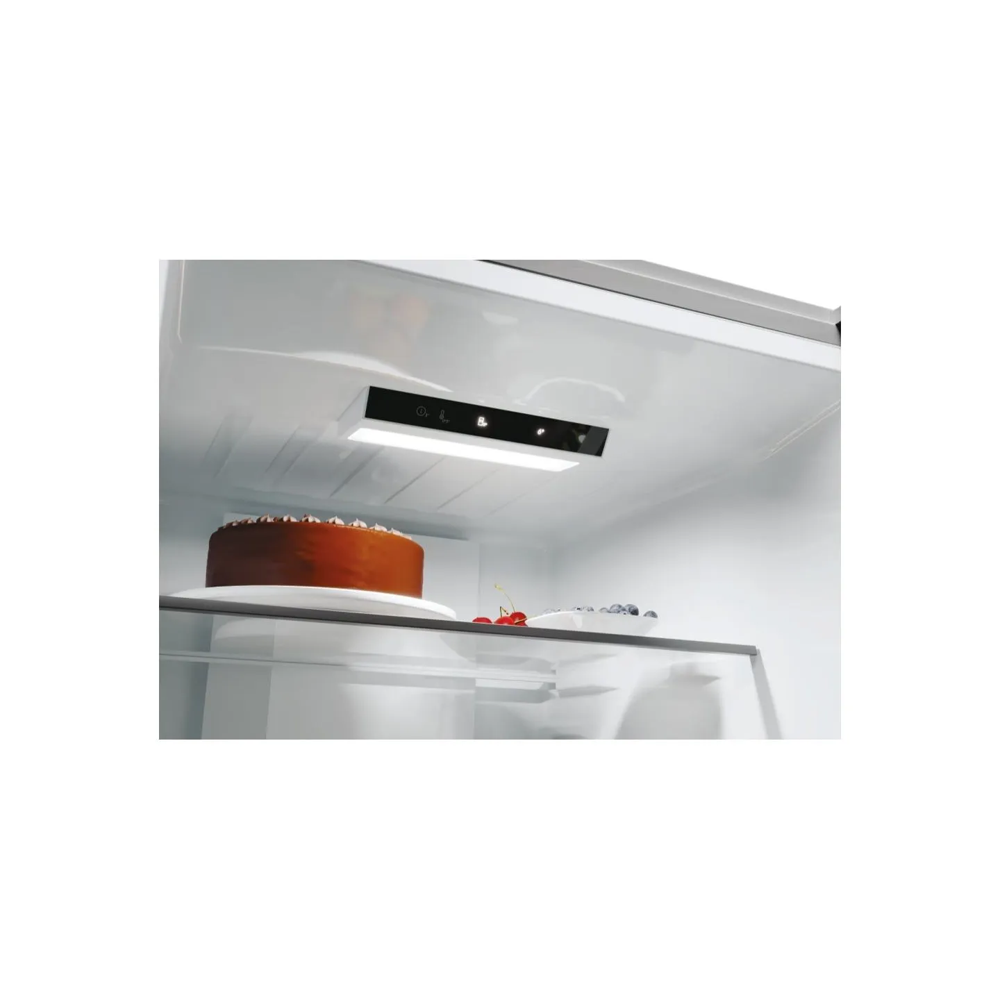 Candy Refrigerator | ECN2CQTEX206 | Energy efficiency class E | Free standing | Combi | Height 205 cm | No Frost system | Fridge