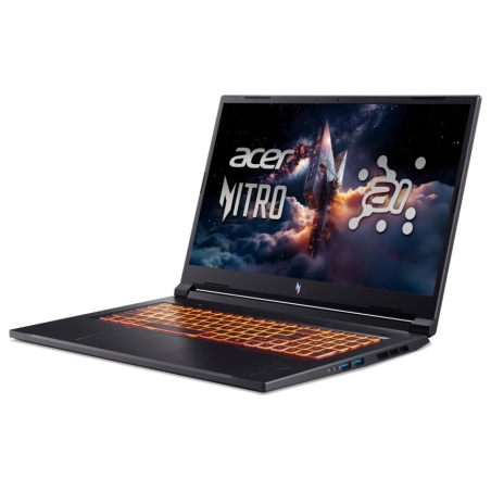 Acer | Nitro V 17 AI ANV17-41-R9XF | Obsidian Black | 17.3 " | IPS | QHD | 2560 x 1440 pixels | AMD Ryzen 7 | 260 | 32 GB | DDR5