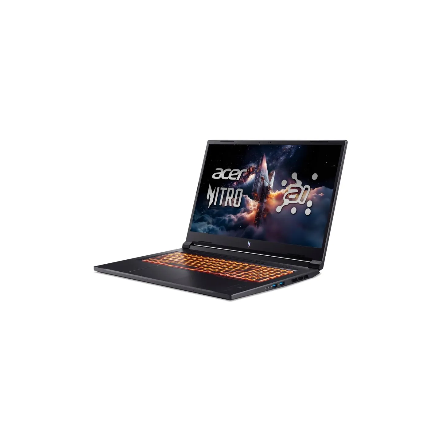 Acer | Nitro V 17 AI ANV17-41-R9XF | Obsidian Black | 17.3 " | IPS | QHD | 2560 x 1440 pixels | AMD Ryzen 7 | 260 | 32 GB | DDR5
