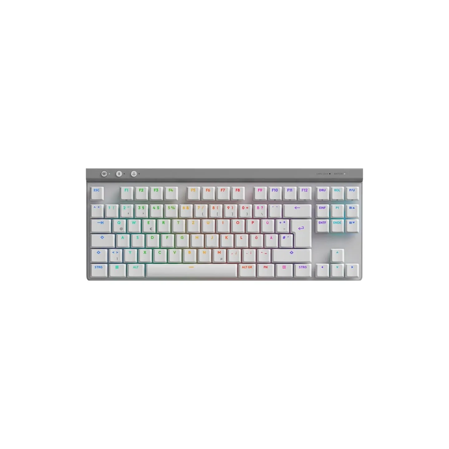 Logitech G515 LIGHTSPEED TKL - WHITE - US INT'L - 2.4GHZ/BT- EMEA28i-935 - TACTILE