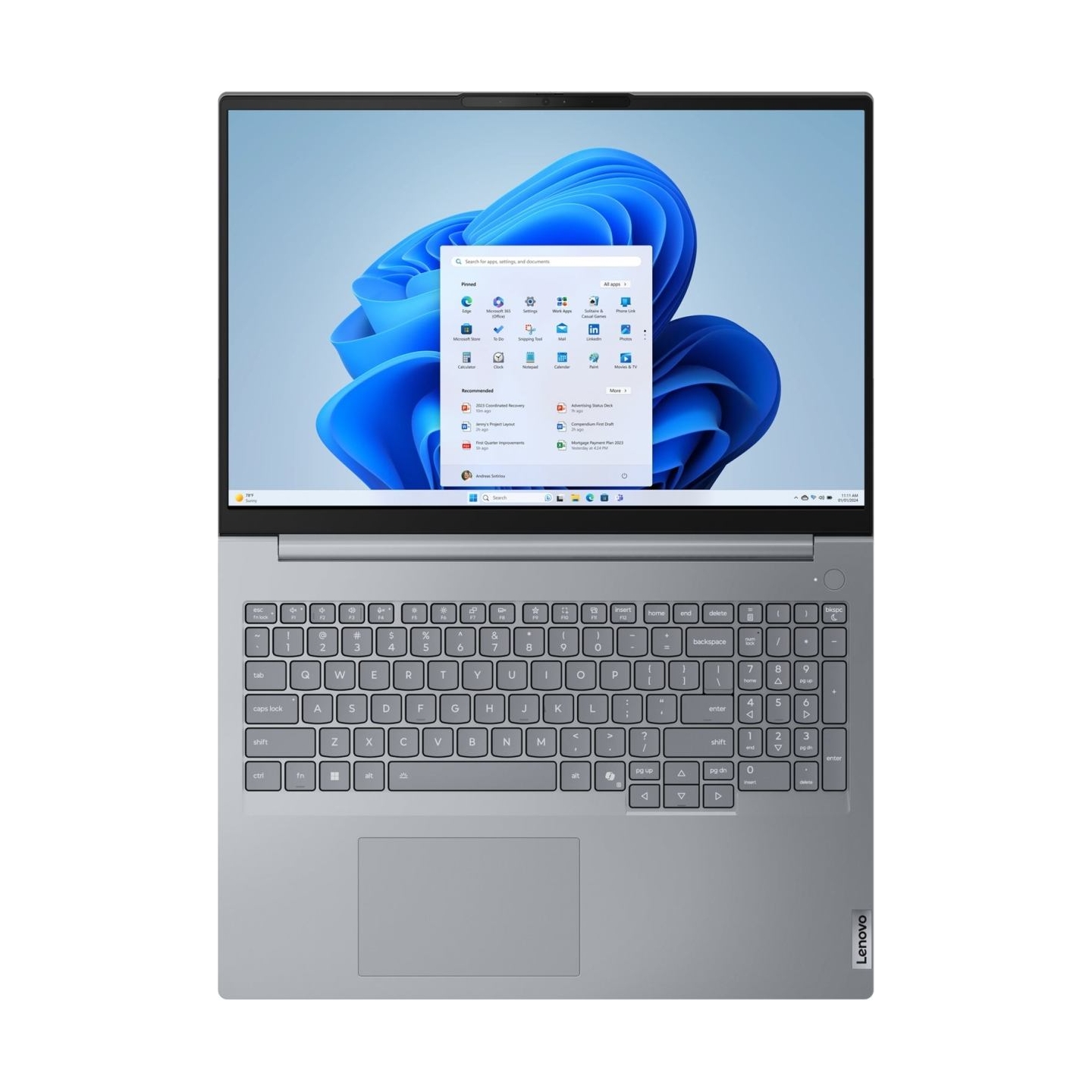 Lenovo ThinkBook 16 G8 IAL Intel | Arctic Grey | 16 " | IPS | WUXGA | 1920 x 1200 pixels | Anti-glare | Intel Core Ultra 9 | 185