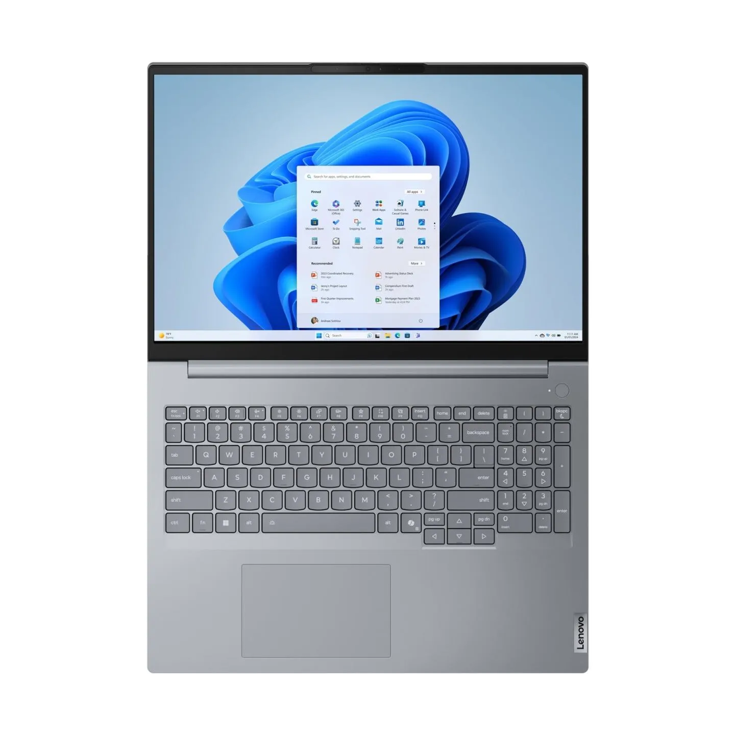 Lenovo ThinkBook 16 G8 IAL Intel | Arctic Grey | 16 " | IPS | WUXGA | 1920 x 1200 pixels | Anti-glare | Intel Core Ultra 9 | 185