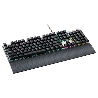 Canyon Nightfall GK-7, Wired Gaming Keyboard,Black 104 mechanical switches,60 million times key life, 22 types of lights,Removab