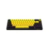 Lorgar KBP70MW, Wireless 65% Mechanical Gaming Keyboard Pro, Black/yellow, EN layout