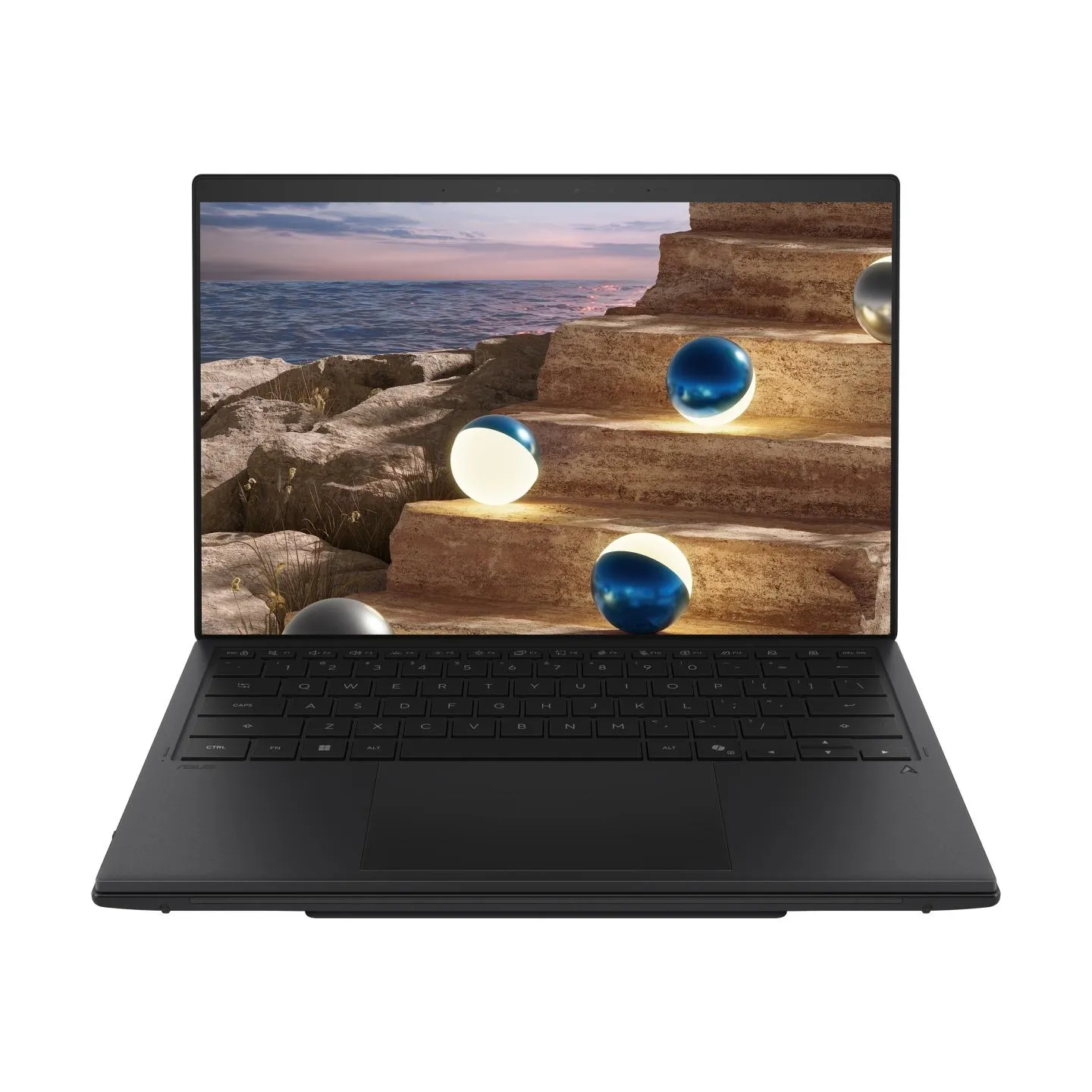 Asus | Zenbook Duo UX8407AA-SN066W | Moher Gray | 14 " | OLED | Touchscreen | 2.8K | 2880 x 1800 pixels | 144 Hz | Anti-Reflecti