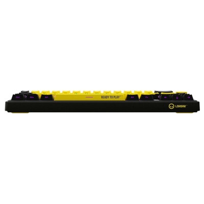 Lorgar KBP70MW, Wireless 65% Mechanical Gaming Keyboard Pro, Black/yellow, EN layout
